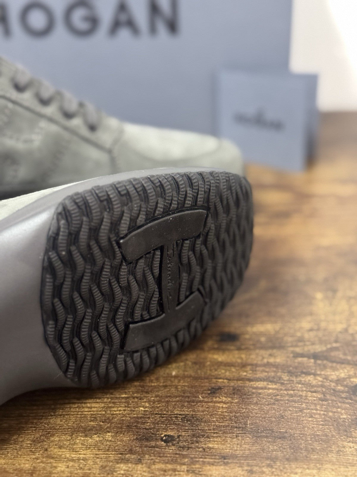 Hogan Interactive Icon Pelle Nabuck Piombo   Casual Sneaker Hogan Uomo 40