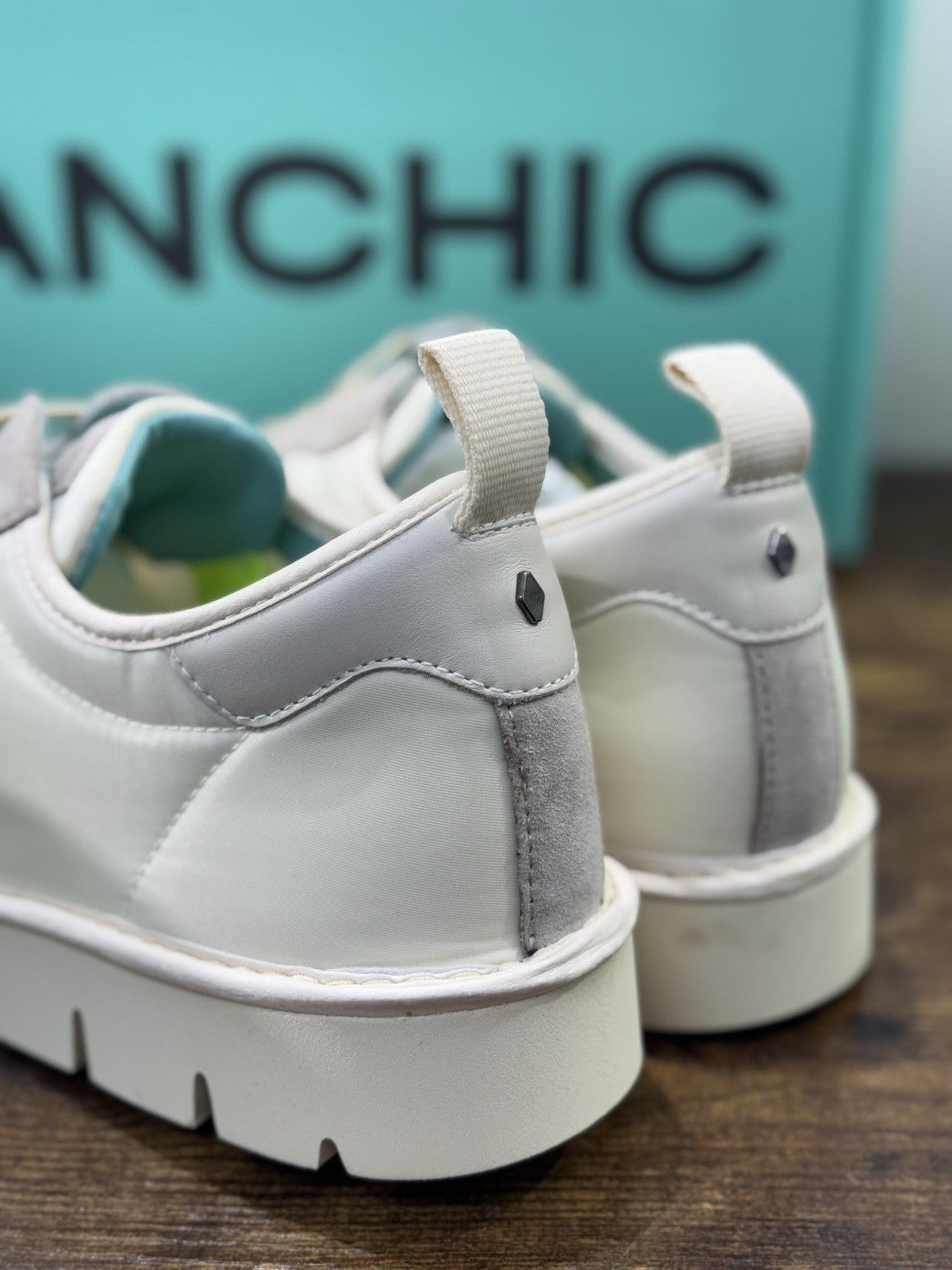 Panchic Slip On Scarpa Suede Nylon Ghiaccio Casual Uomo 44