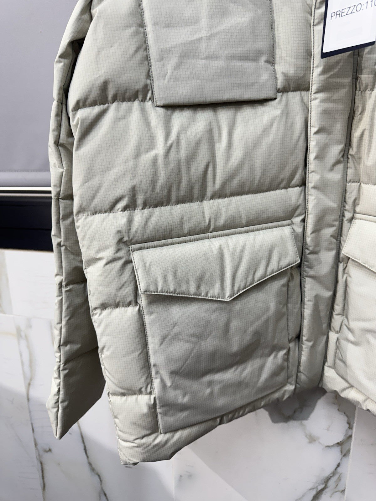 Fay Piumino Ghiaccio  Con Cappuccio  Luxury Fay Uomo XL
