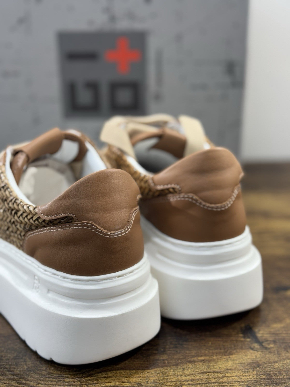 Gio+ Sneaker Pelle Cuoio  Causal Donna40