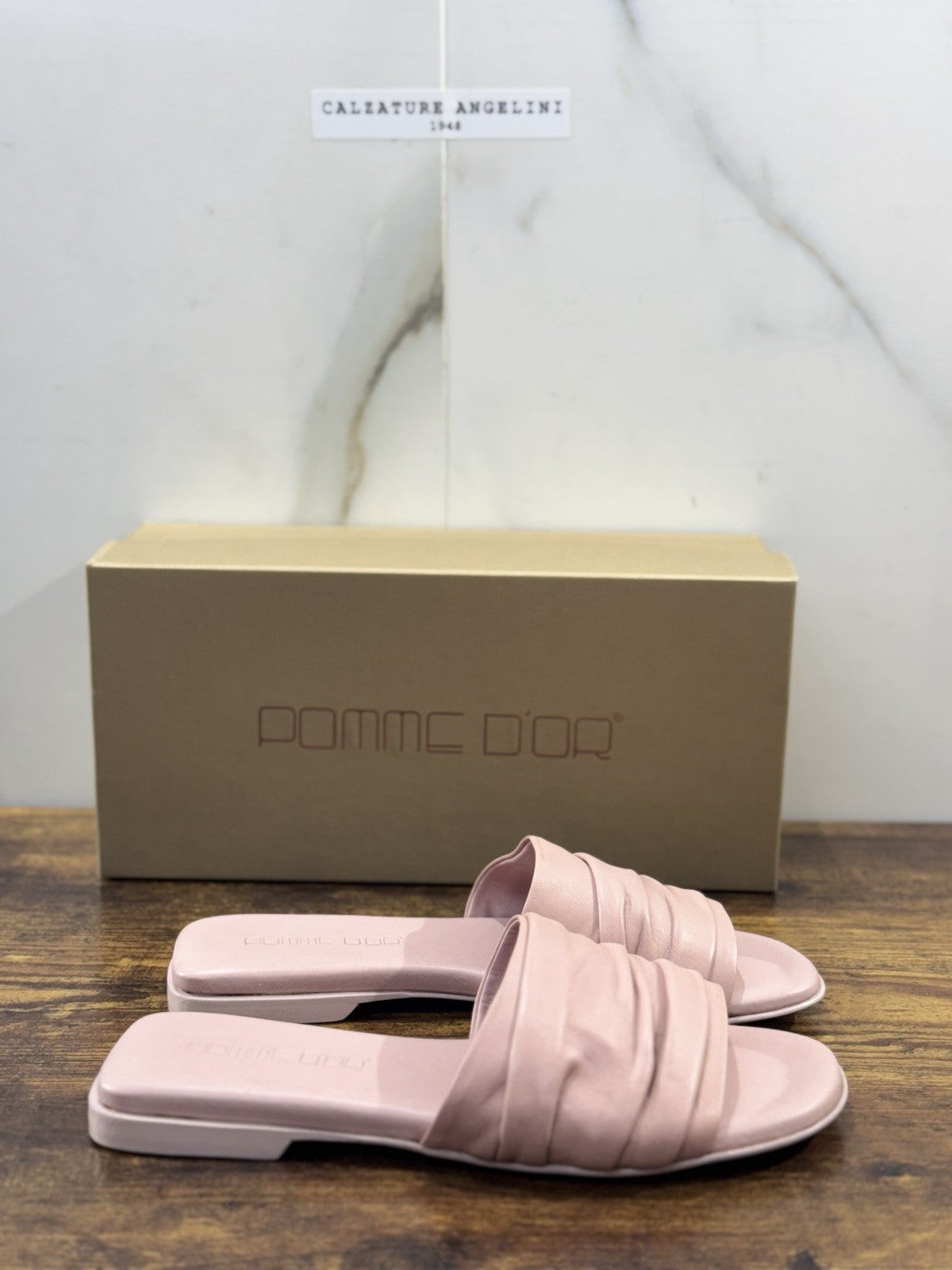 Pomme D’or Sandal  Pelle New Nude     Luxury Handmade Woman Pomme D’or Donna 40