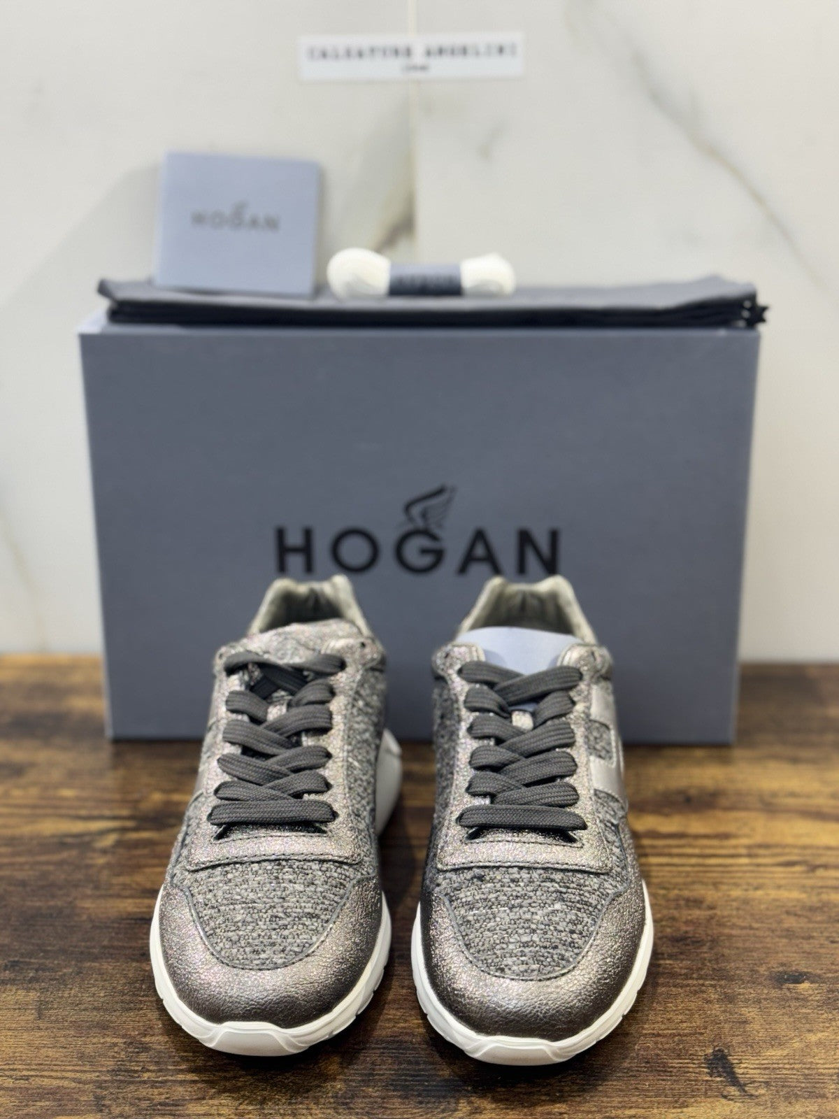 Hogan Interactive 3 Sneaker Pelle Grigia   Casual Hogan Donna 38