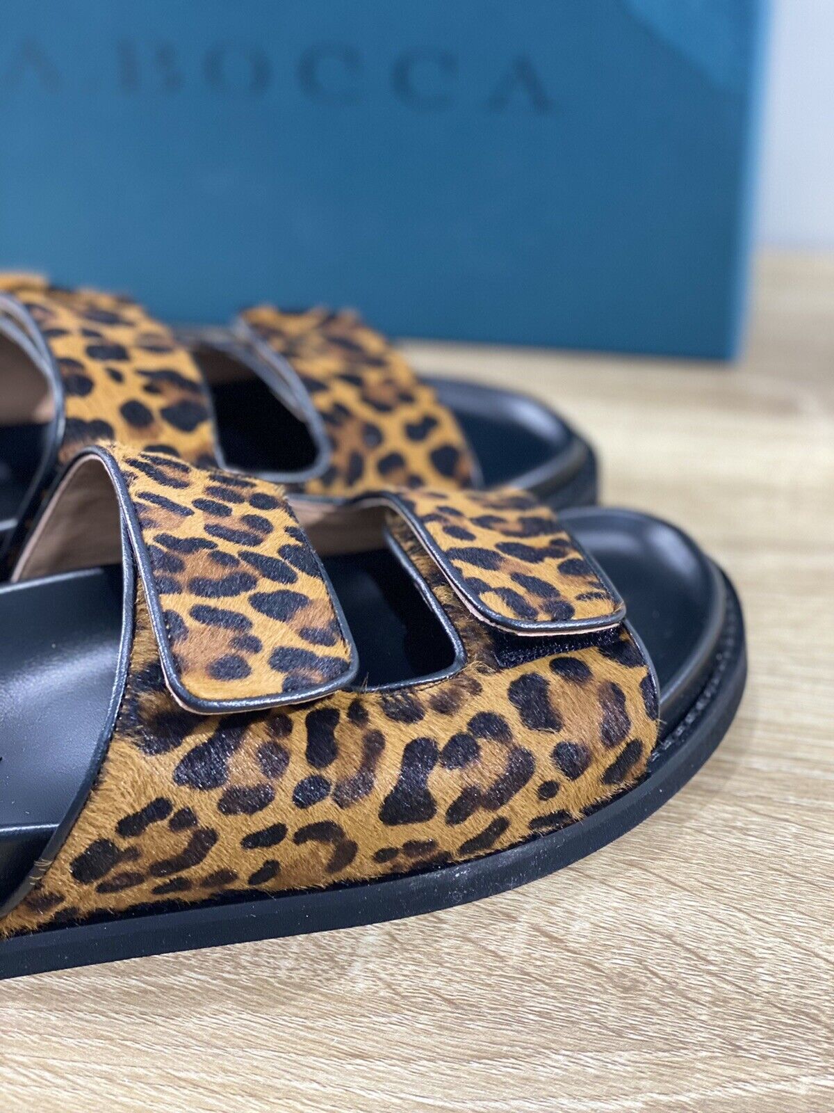 A.Bocca sandalo donna pony leopard luxury woman sandal A.Bocca Vero Cavallino 36