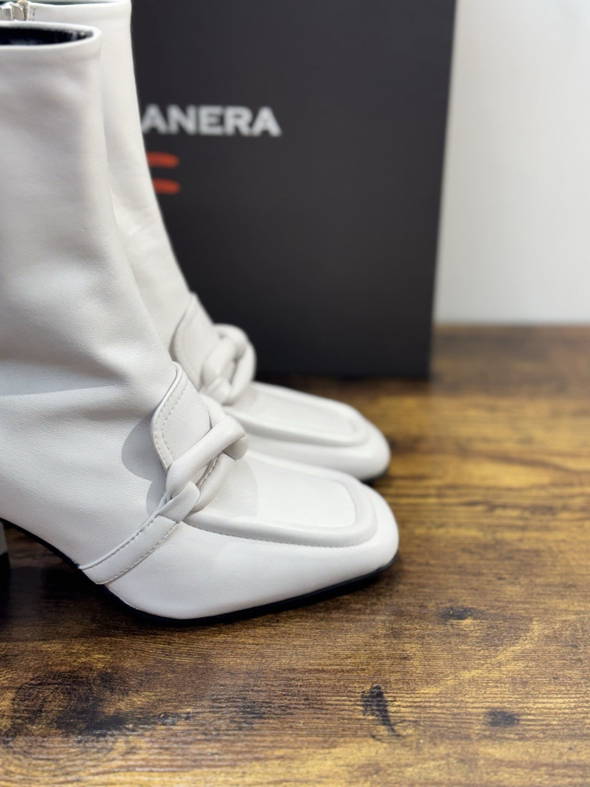 HALMANERA Stivaletto    Pelle Tofu  Con Tacco Luxury Made In Italy Donna 40
