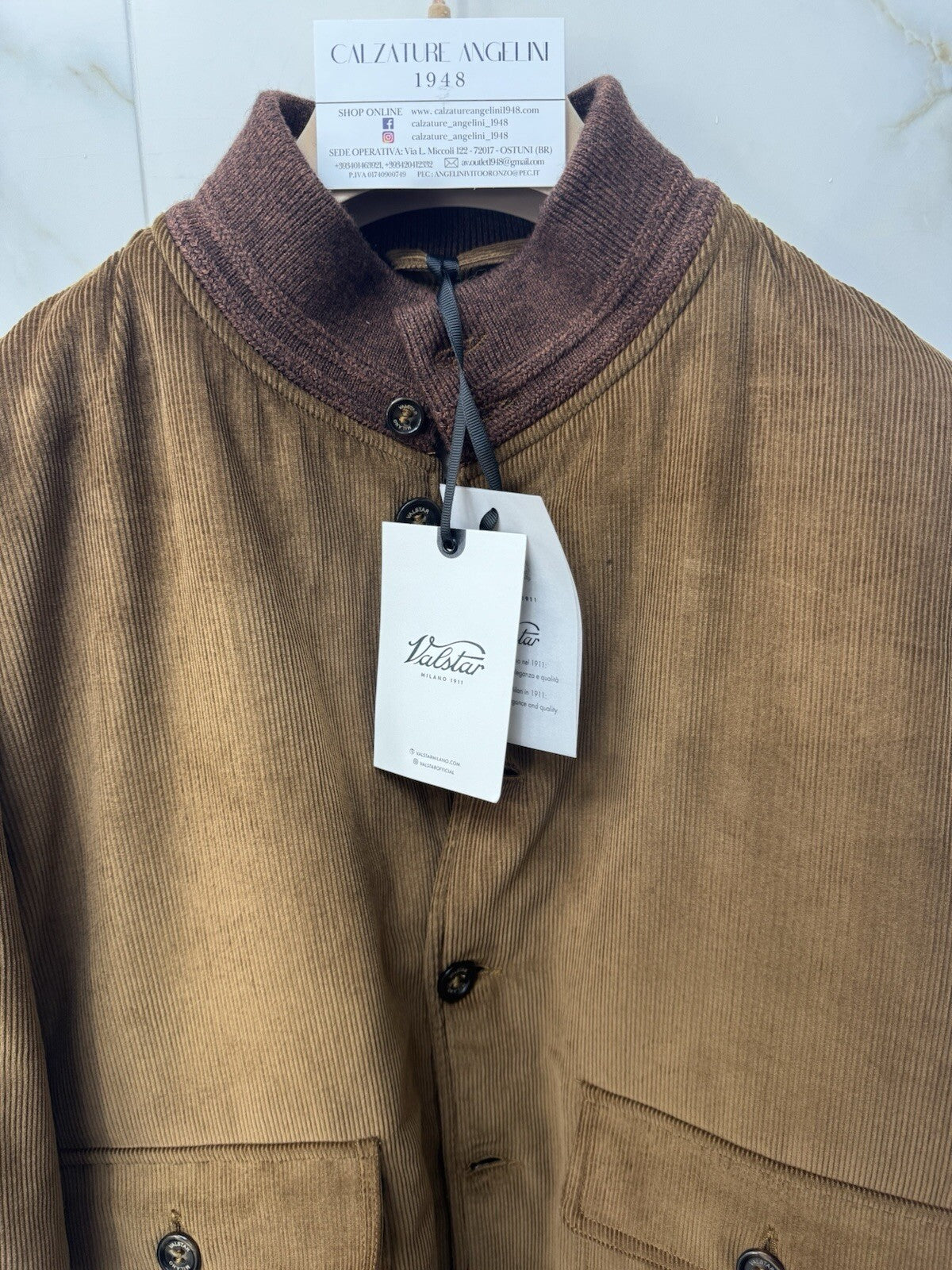 Valstar Bomber Icon Uomo Velluto Miele Icon Jacket Men Valstarino 50