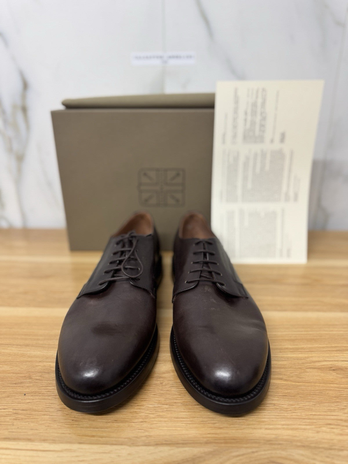 Pantanetti Scarpa Derby Pelle Moka  Casual Uomo 43