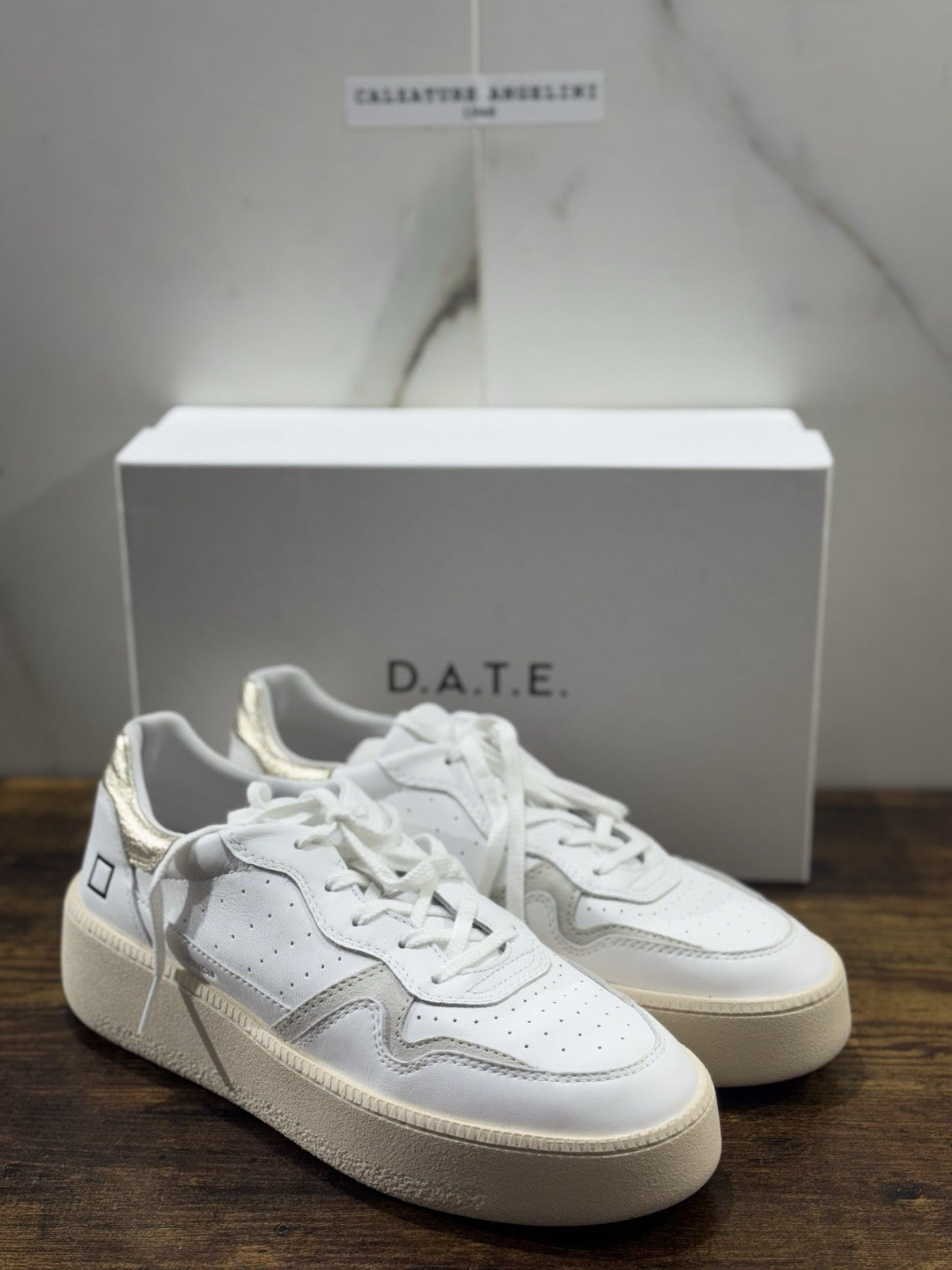 D.A.T.E Step Sneaker Bianca Causal Scarpa Donna 40