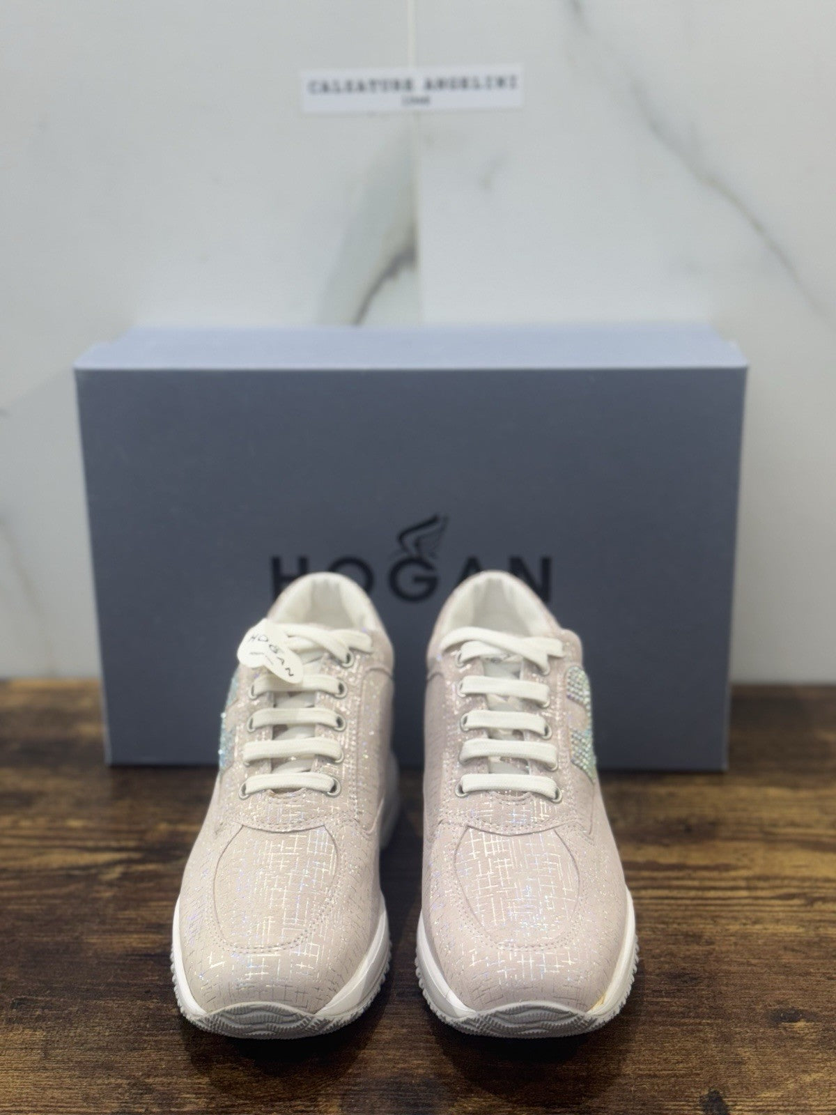 Hogan Interactive Pelle Rosa  H Strass    Casual Hogan Donna 35
