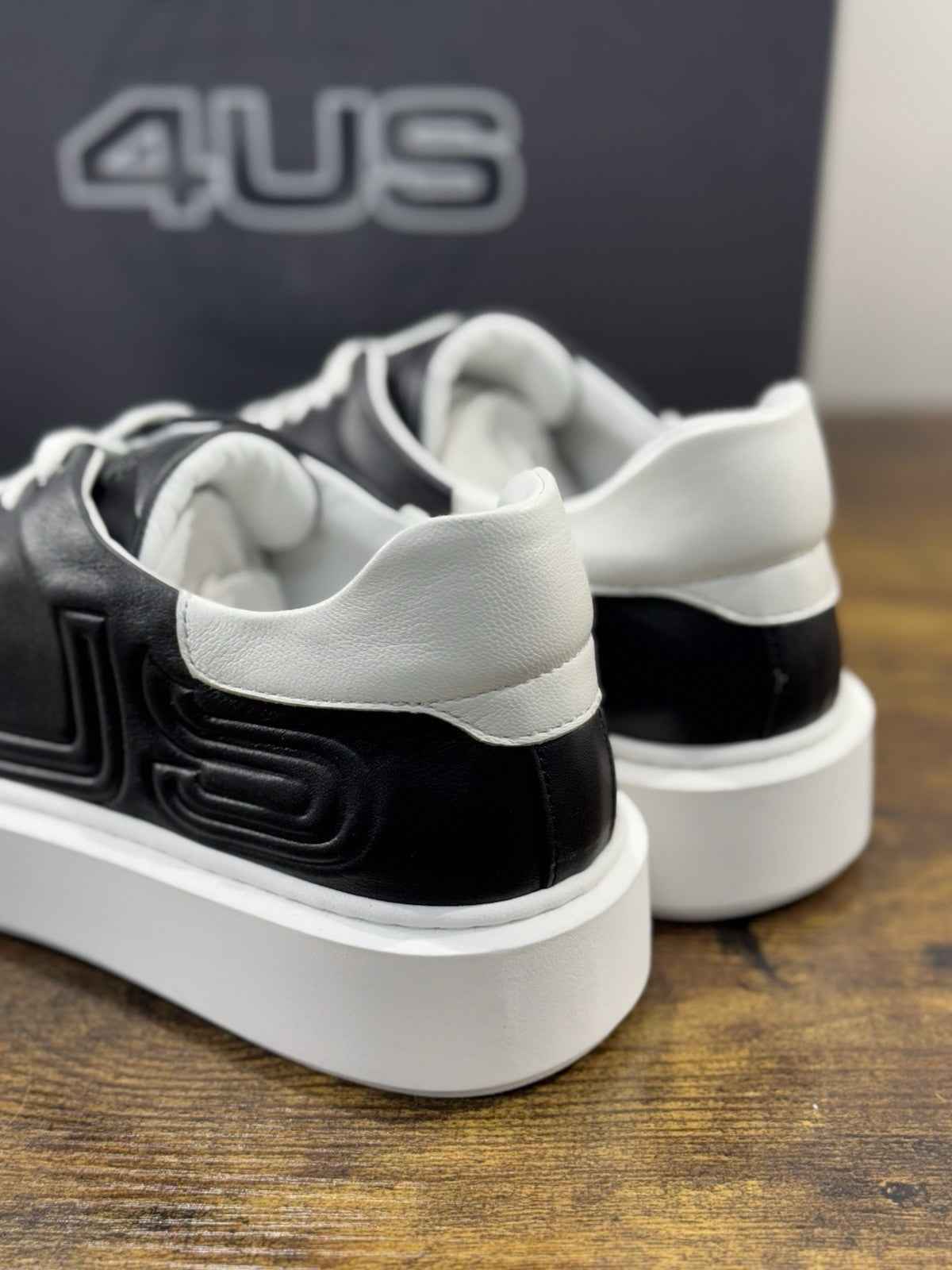 Paciotti 4US Sneaker Uomo Pelle Nera   Casual 44