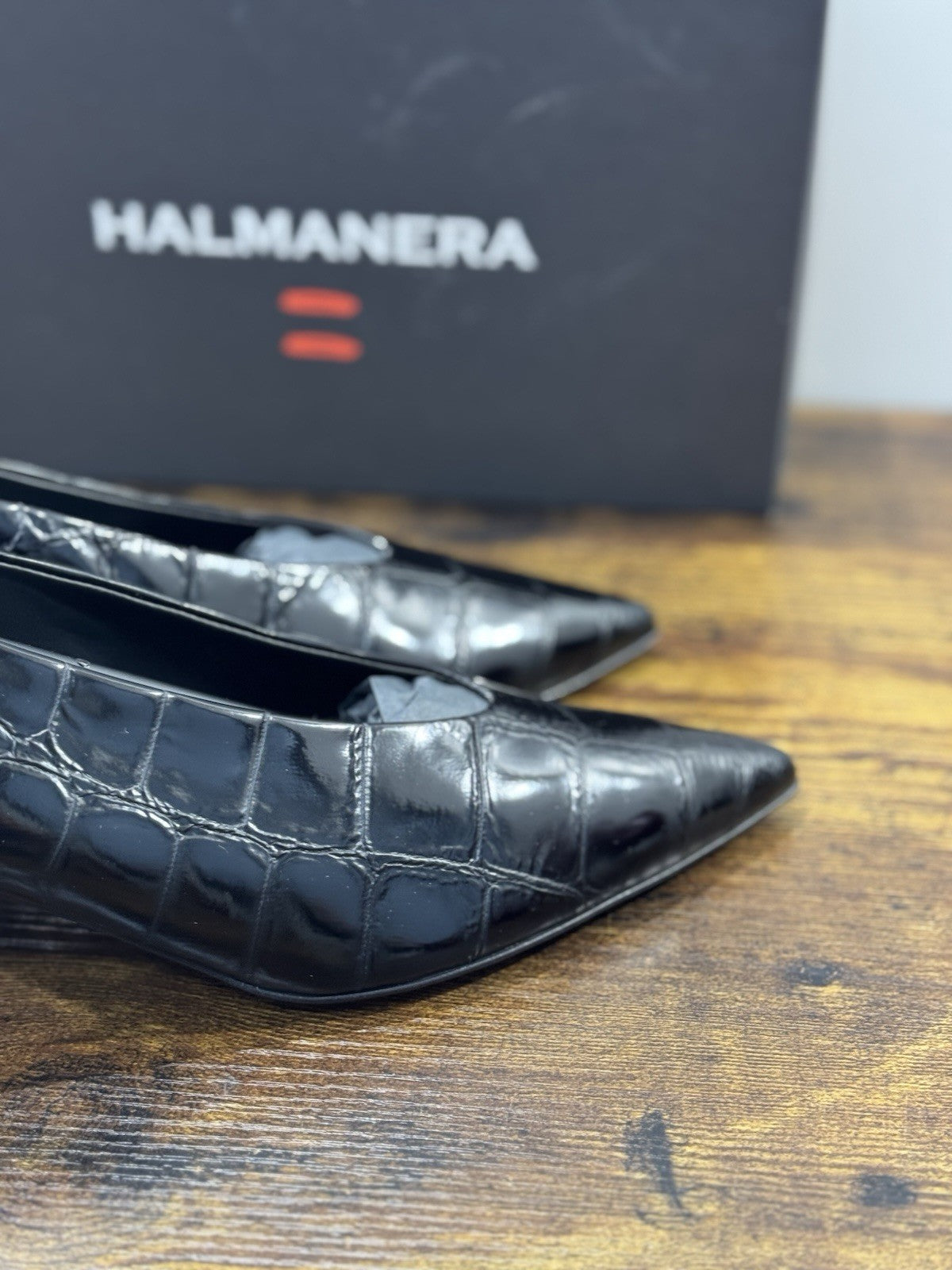 HALMANERA Décolleté  Pelle Nero  Luxury Made In Italy Donna 41