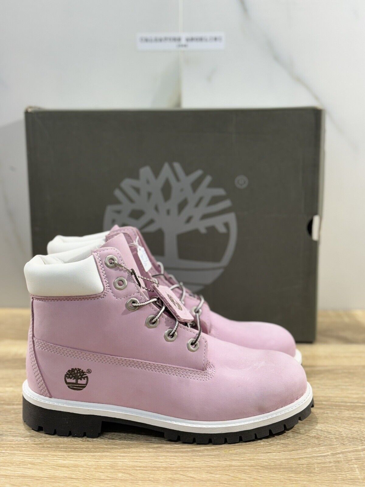 Timberland 6 Inch Pelle  Donna  Boot Pink Pelle Timberland Icon Waterproof 40