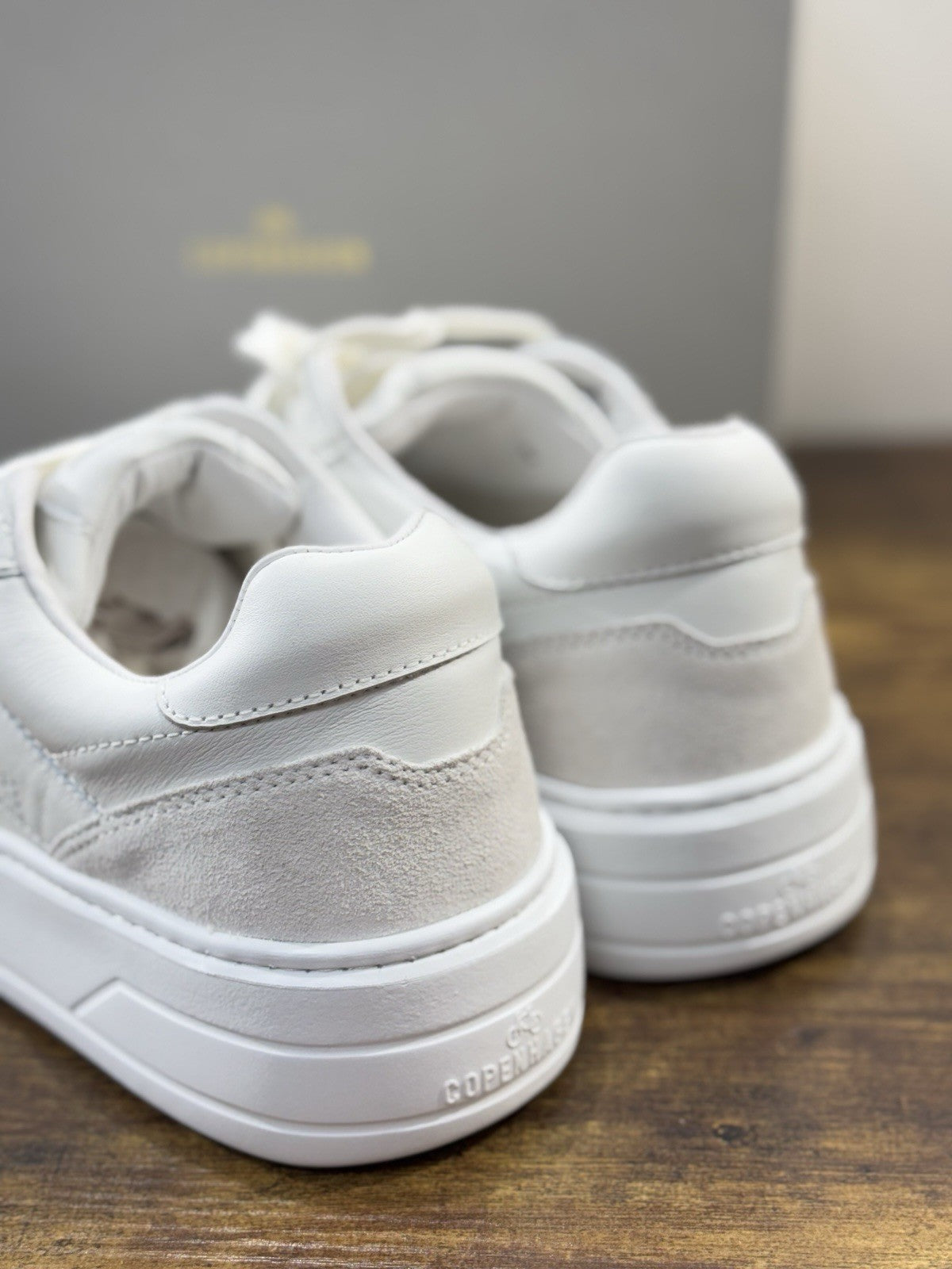 Copenhagen Sneaker Pelle Bianca Causal Shoes Uomo 44