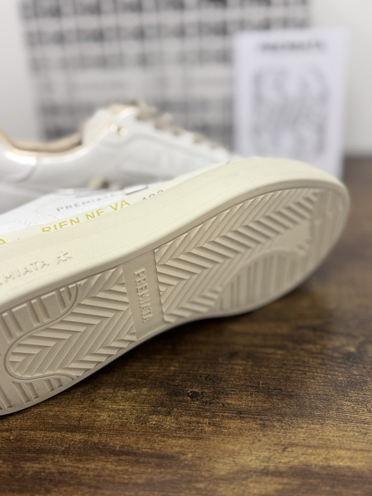 Premiata Micol  Sneaker Pelle Bianca    Casual Premiata Donna 40