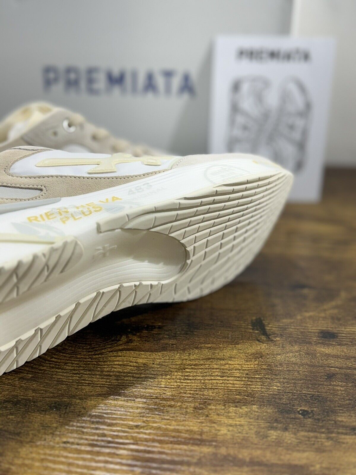 Premiata Timeless Trainer Sneaker Uomo Bianco Casual Premiata 44