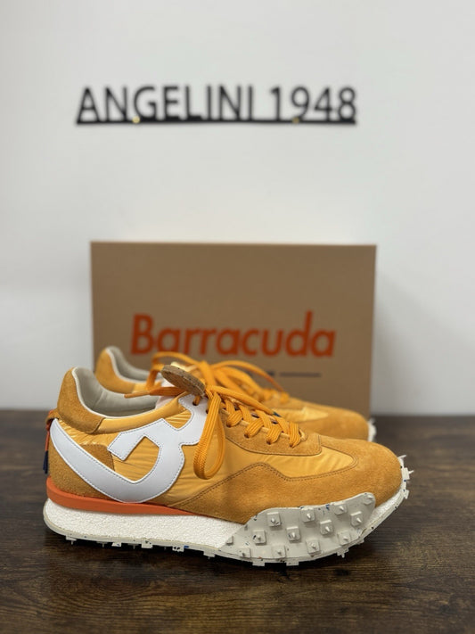 Barracuda Sneaker Suede Arancio Casual Scarpa Uomo 43