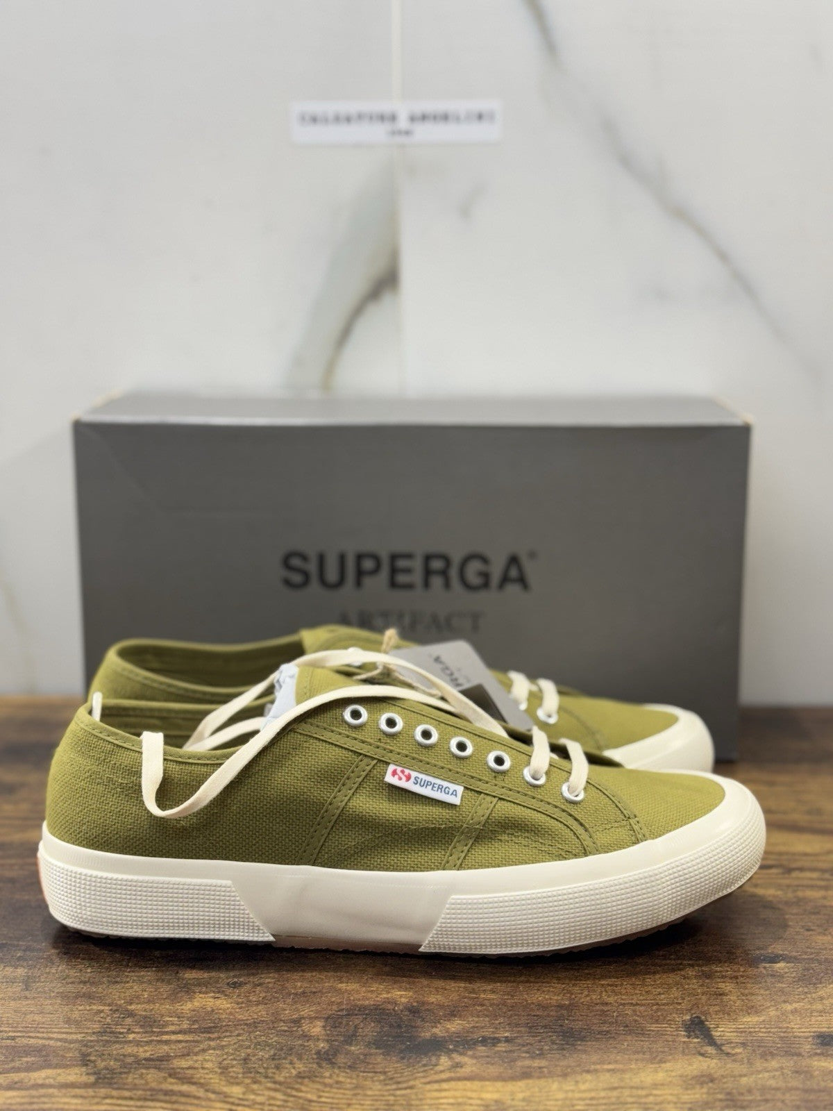 Superga Artifact Icon Sneaker Canvas Verde  Causal Superga Uomo 41.5
