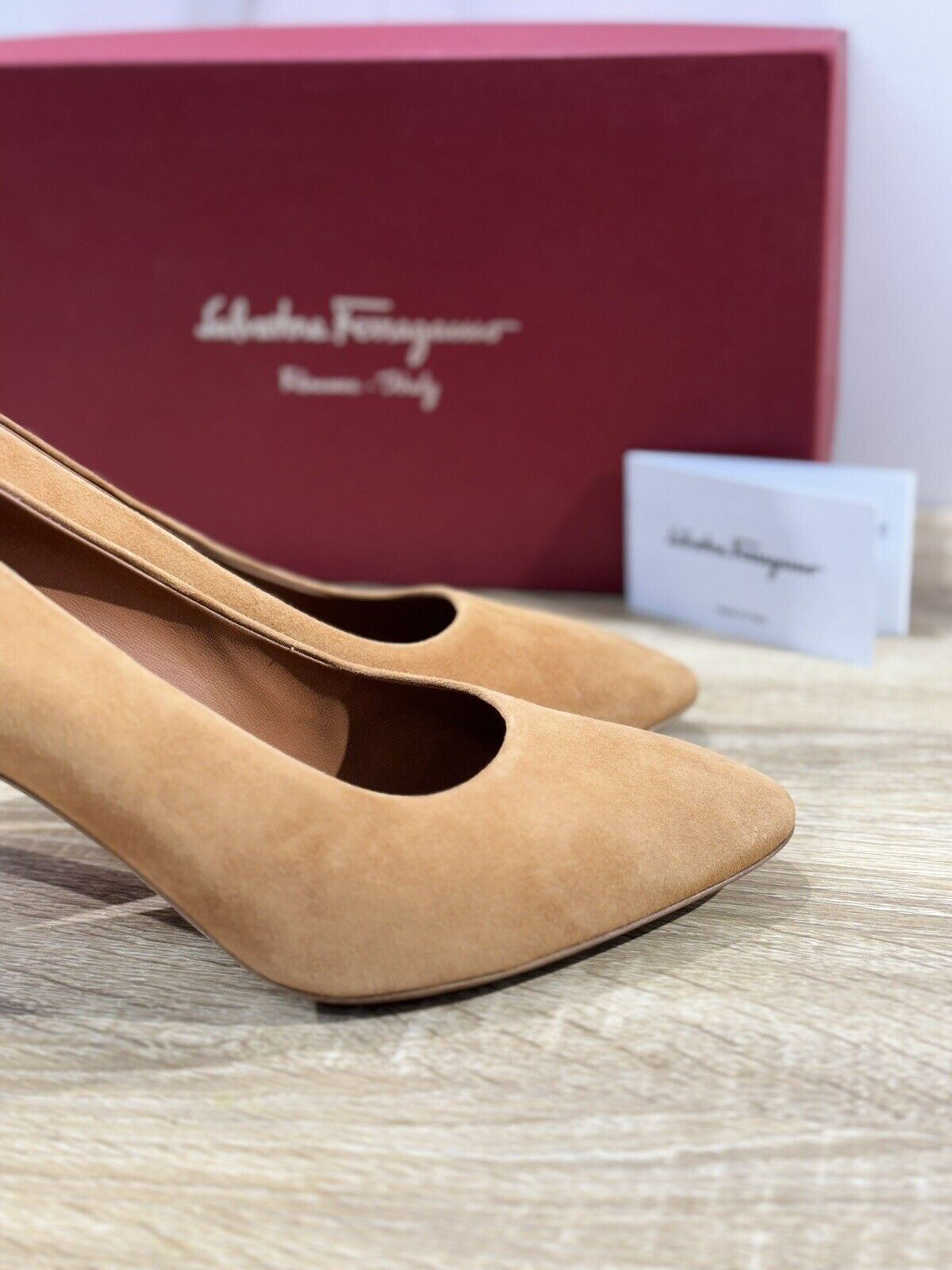 Salvatore Ferragamo Decollete’ Judy Suede Sella  Luxury Ferragamo Woman 39.5