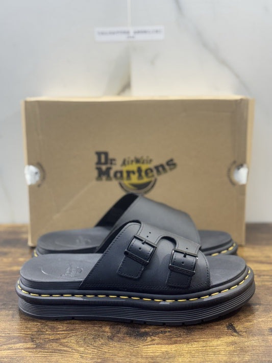 Dr Martens Sandalo  Dax Pelle Nero Casual Dr Martens Uomo 43