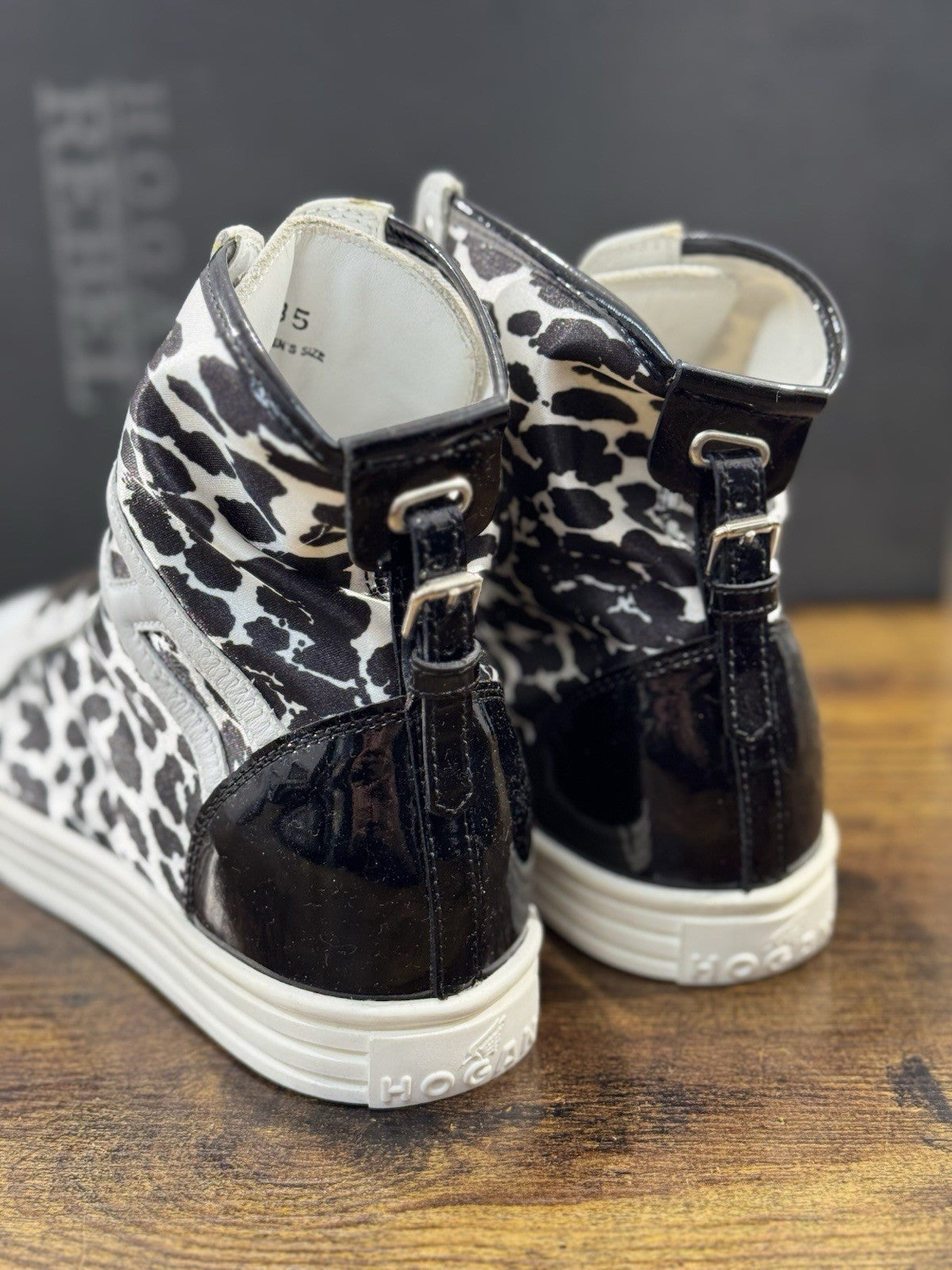 Hogan Rebel Sneaker Bianco Nero Casual Hogan Donna 35