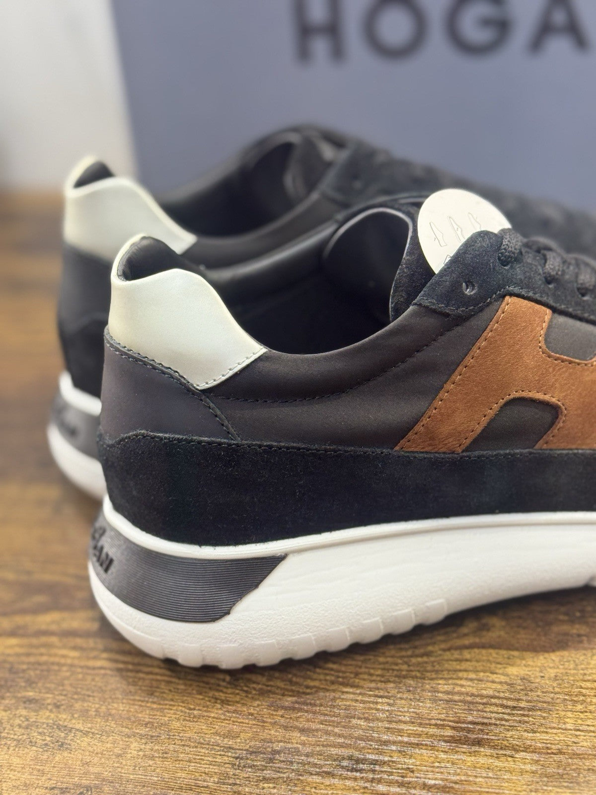 Hogan Interactive 3 Pelle Suede Black  Casual Hogan Uomo 41