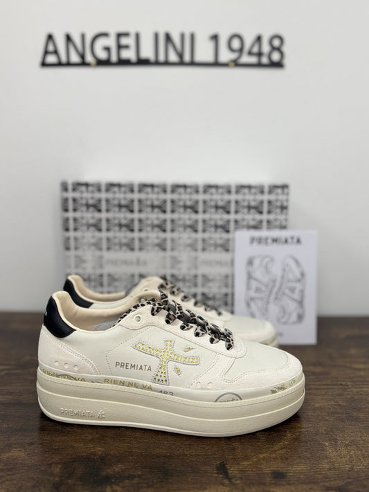 Premiata Micol  Sneaker Pelle Bianca    Casual Premiata Donna 40