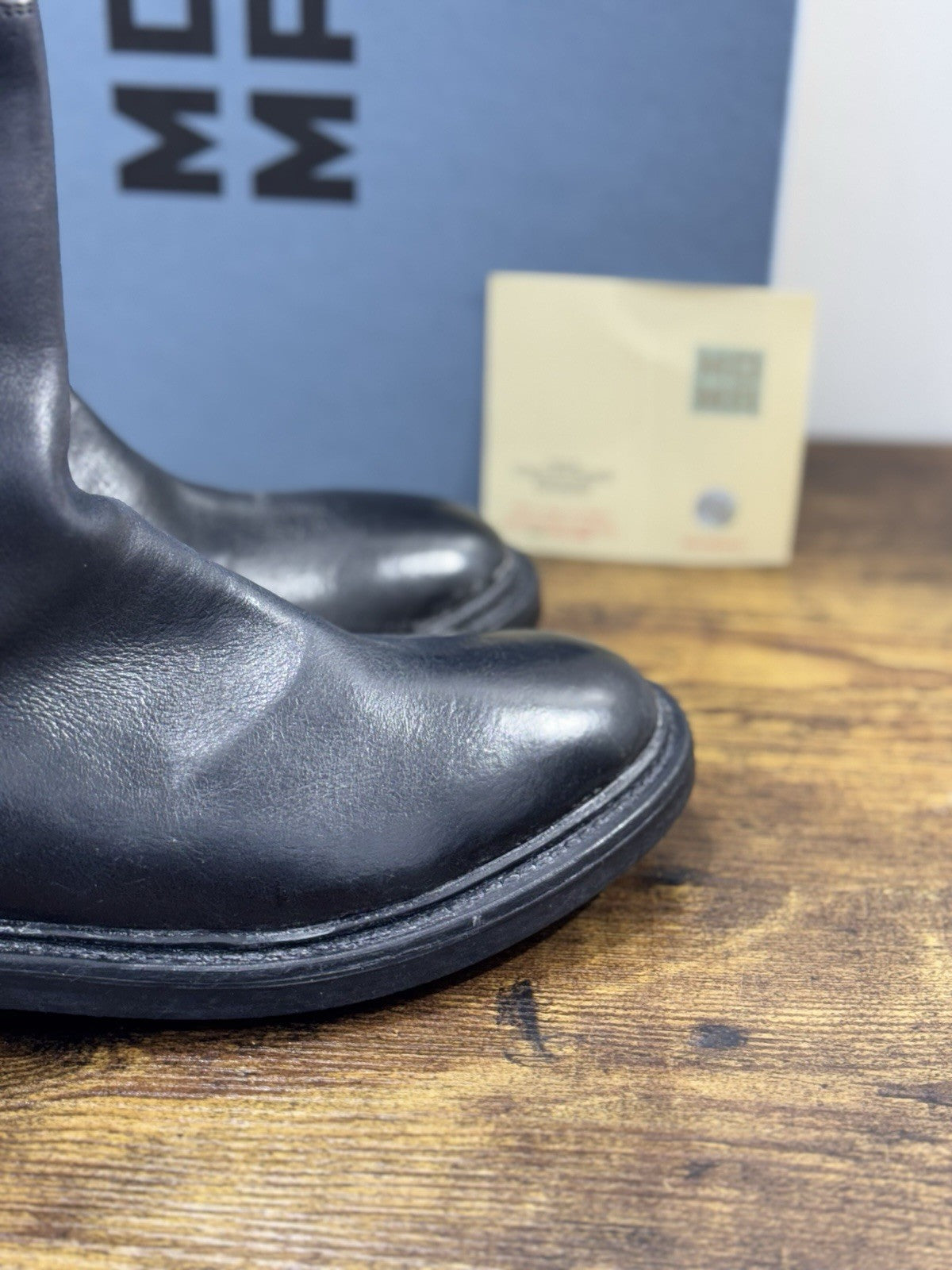 Moma Chelsea Boot Nero   Fatto A Mano In Italia Luxury Moma Boot Donna 41