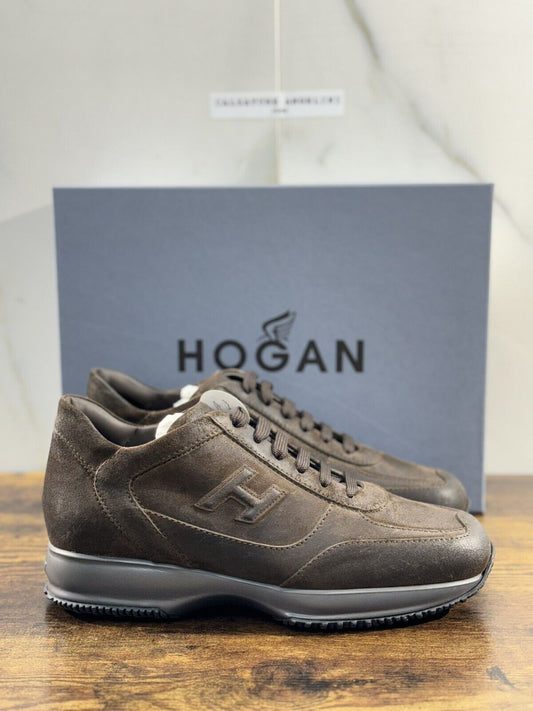 Hogan Interactive uomo suede Testa Moro   luxury casual hogan shoes 42.5