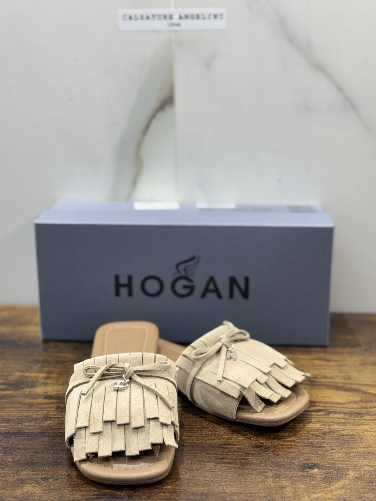 Hogan H685 Sandalo Suede Corda Casual Hogan Donna 36.5