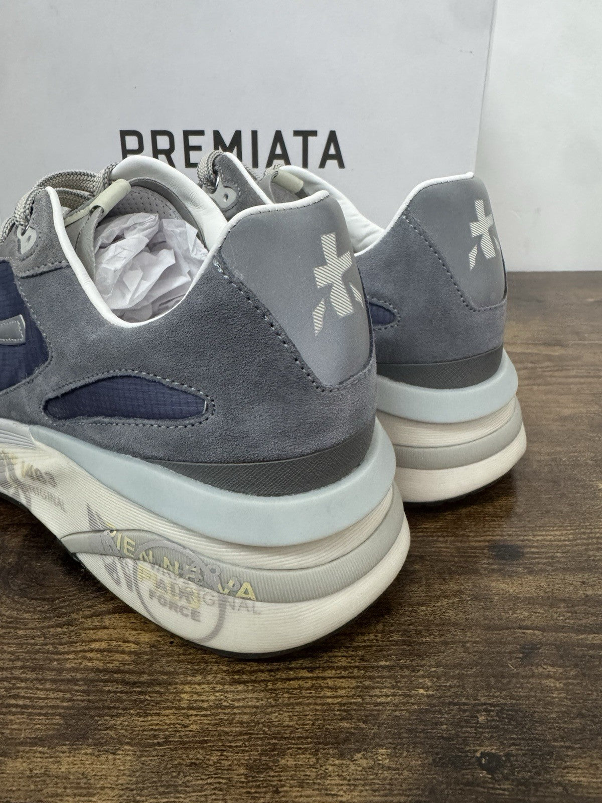 Premiata Moerun Sneaker Suede Blu  Casual Premiata Uomo 43