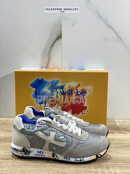 Premiata Sneaker Bambino Modello Mich Suede Grey Ghiaccio Casual Premiata 31