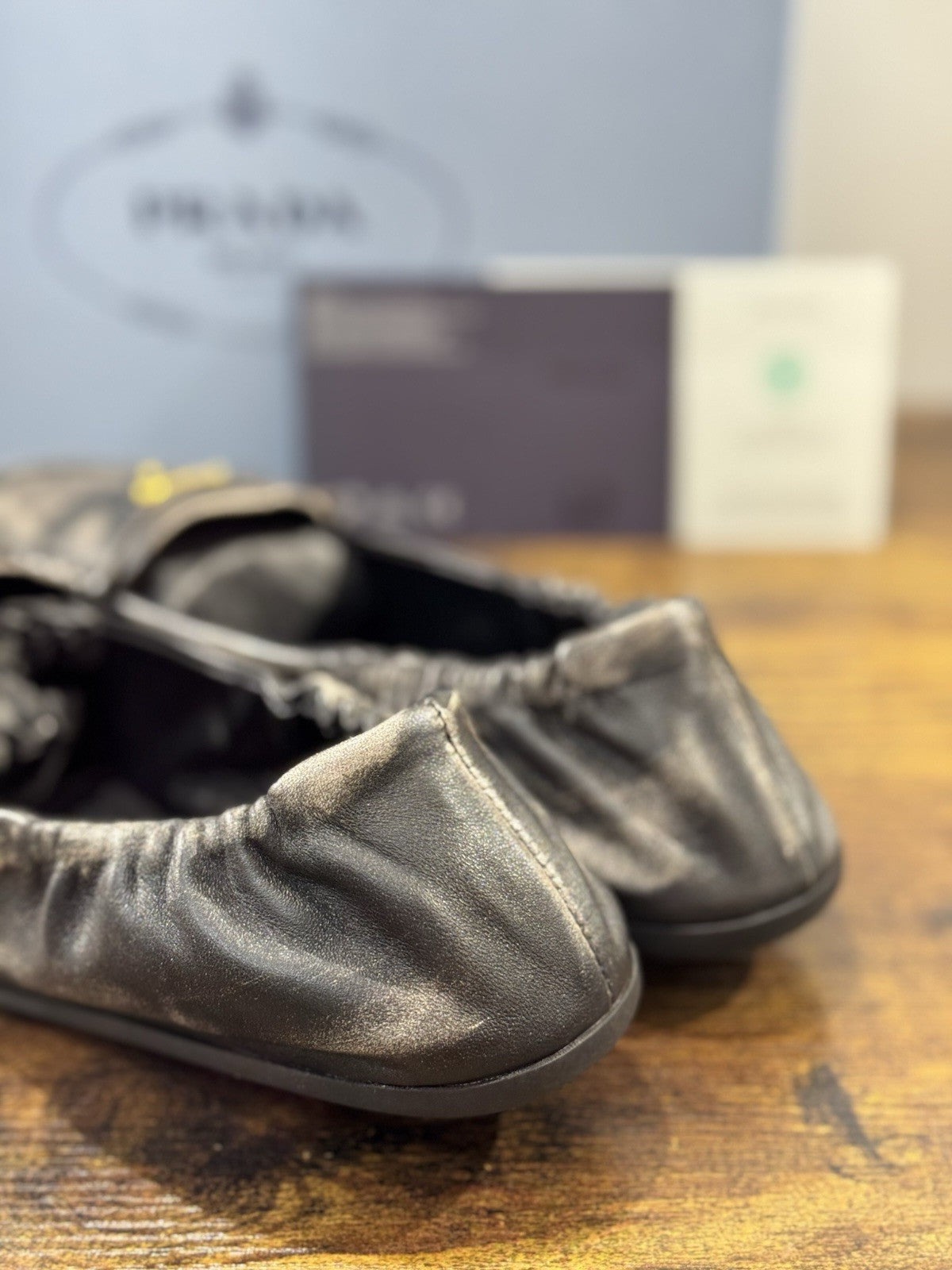 Prada Mocassini  In Nappa Nera Vintage  Icon Prada Donna 37