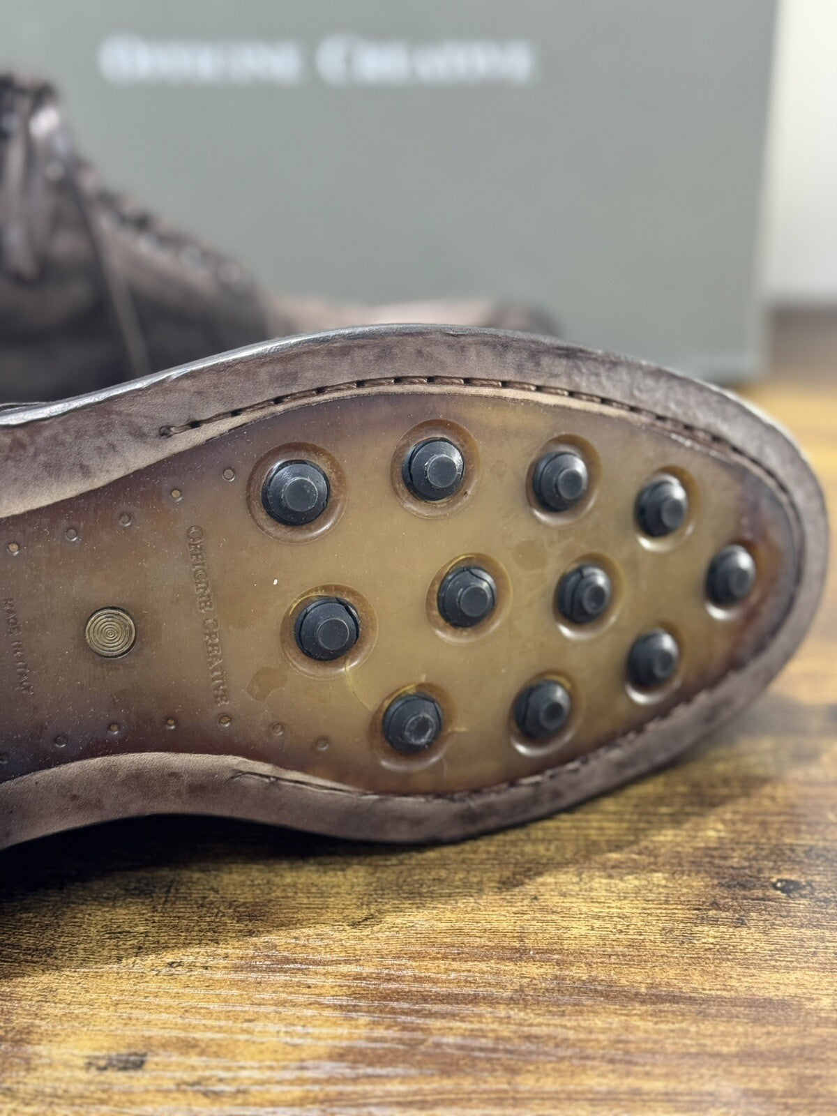 Officine Creative Polacco  Uomo Stanford  Pelle Suede   Luxury Men Boot 44