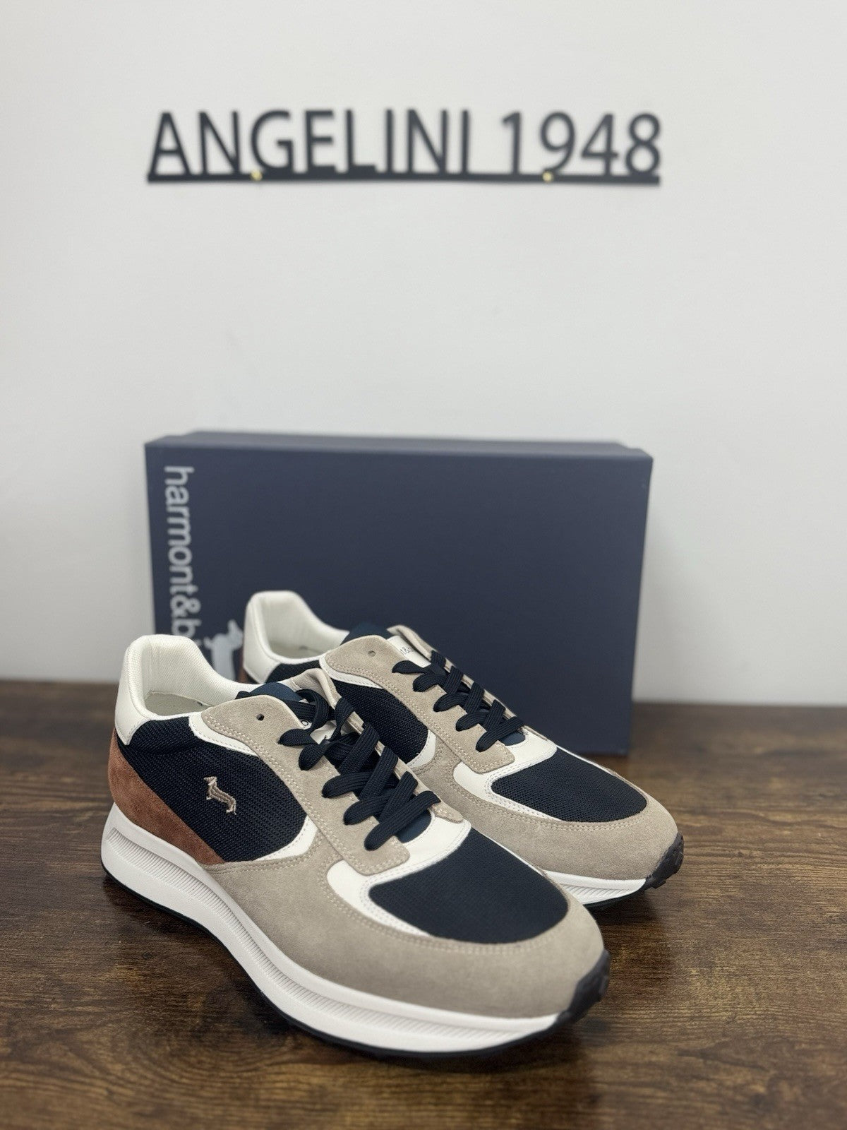 Harmont & Blaine Sneaker Suede Blu Casual Uomo 44