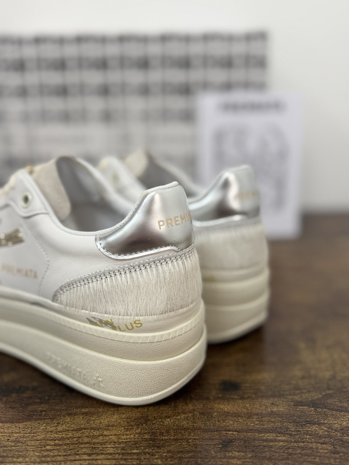 Premiata Micol  Sneaker Pelle Bianca    Casual Premiata Donna 38