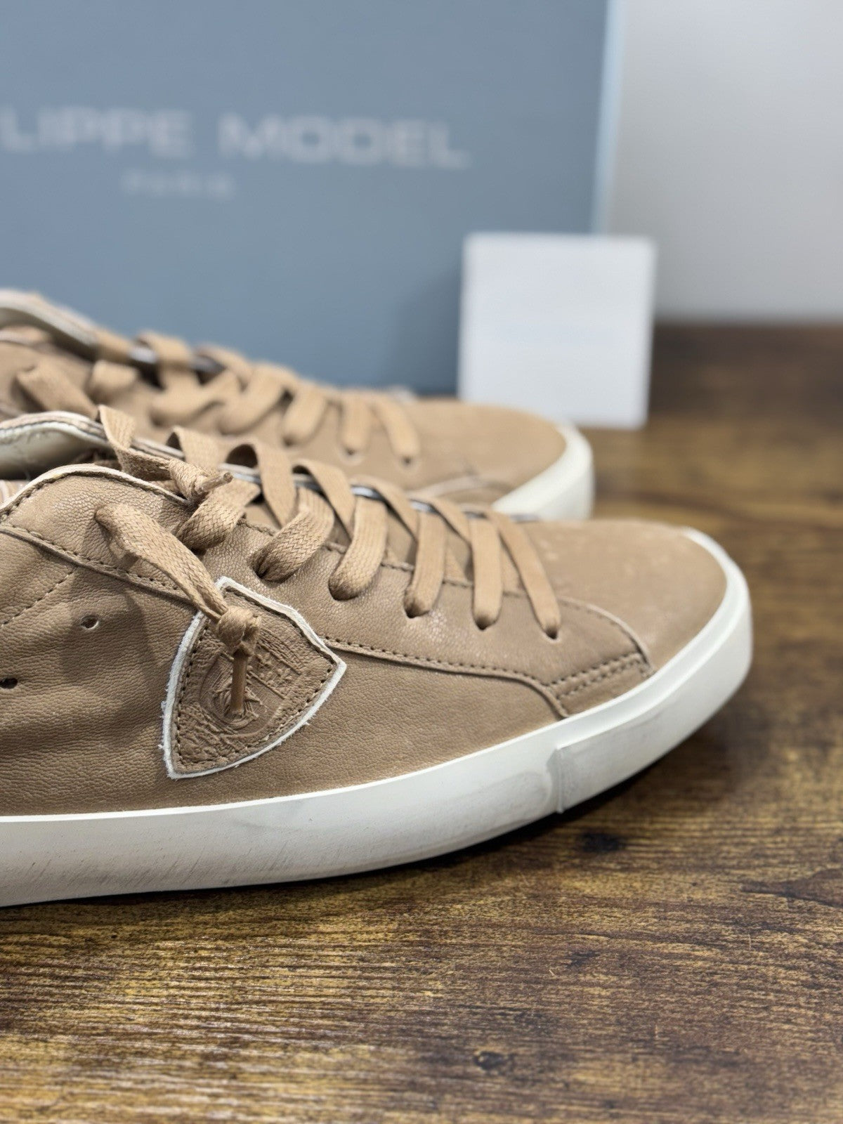 Philippe Model  Paris L u Pelle Beige   Casual Uomo 46