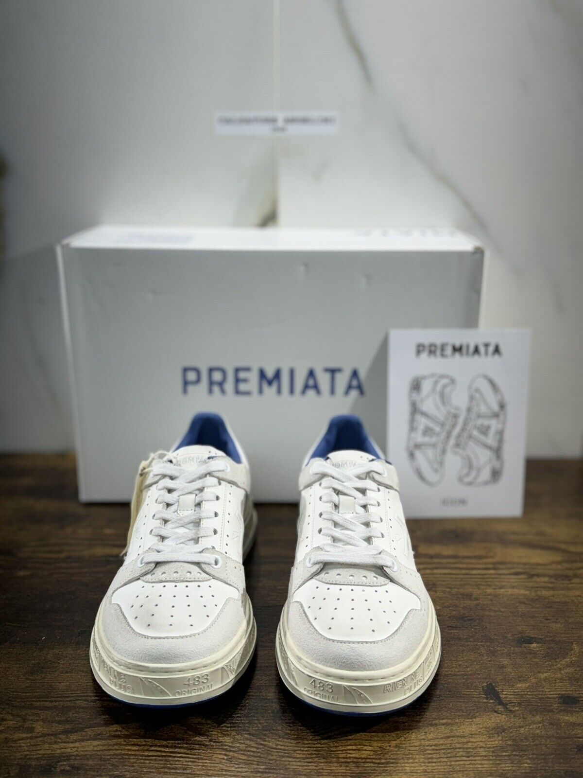 Premiata Timeless    Sneaker Uomo Pelle Bianca   Casual Sneaker Premiata Uomo 40