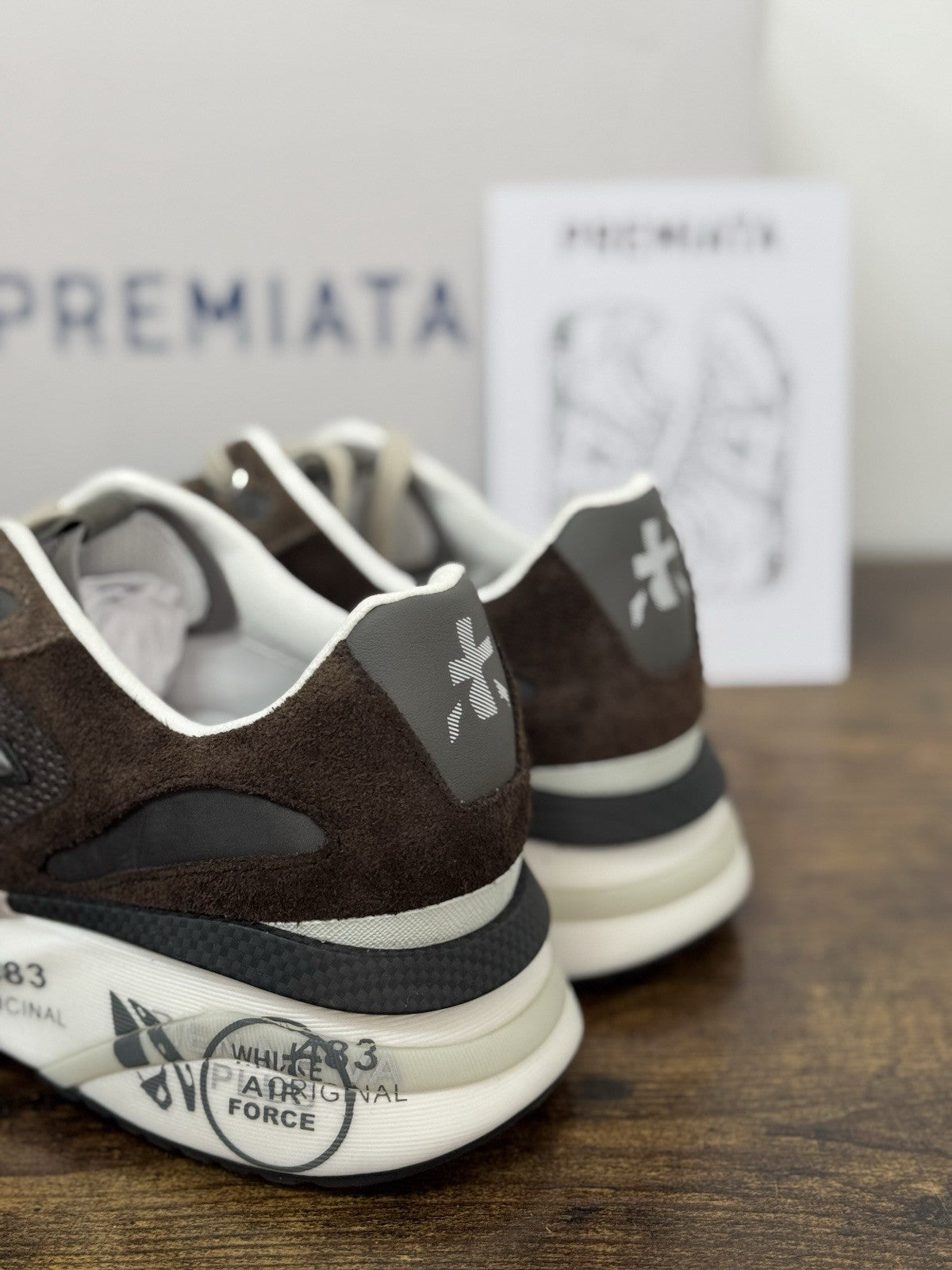 Premiata Moerun Sneaker Suede Marrone Casual Premiata Uomo 41