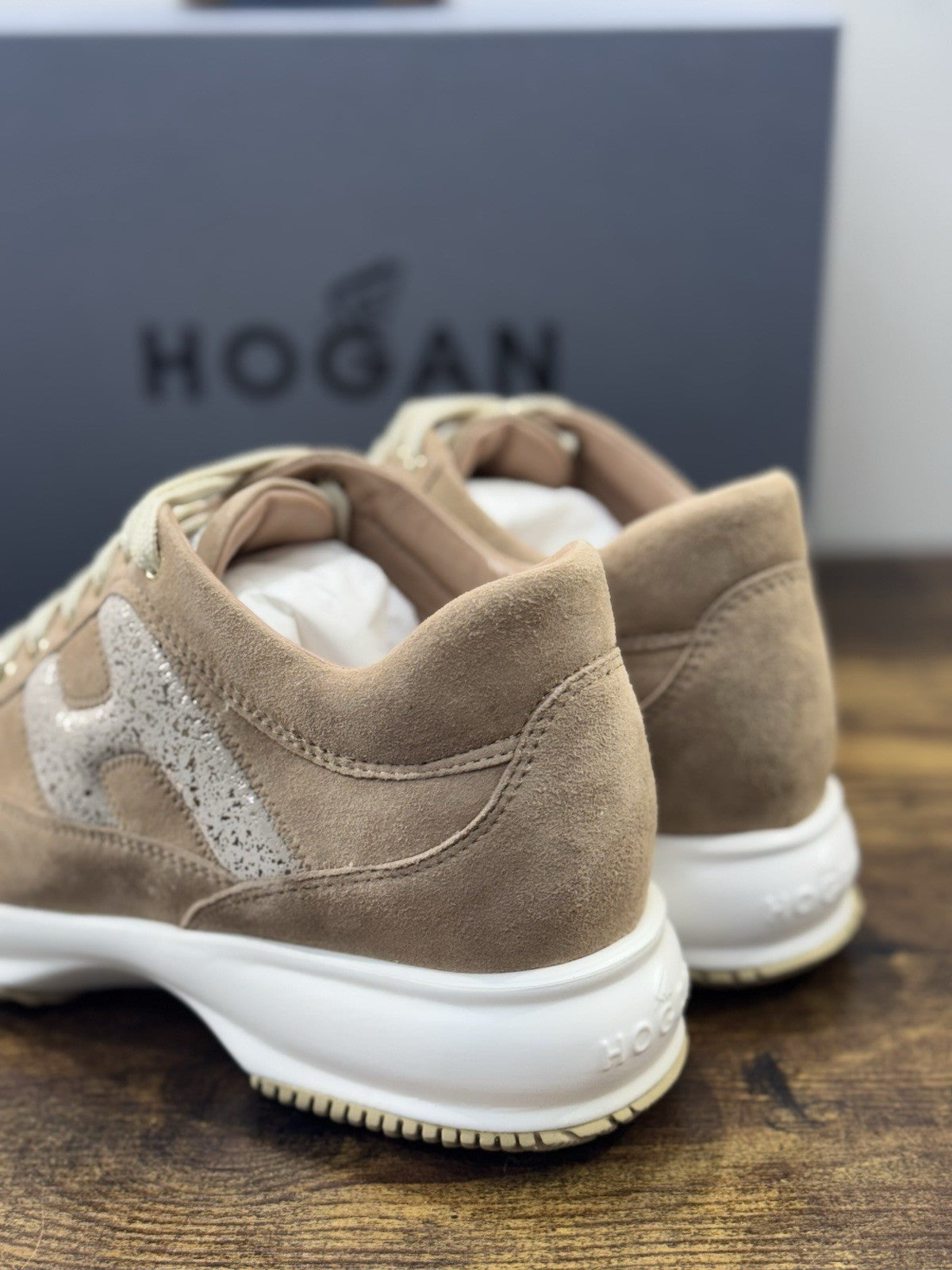 Hogan Interactive Pelle Suede Palude      Casual Hogan Donna 34.5