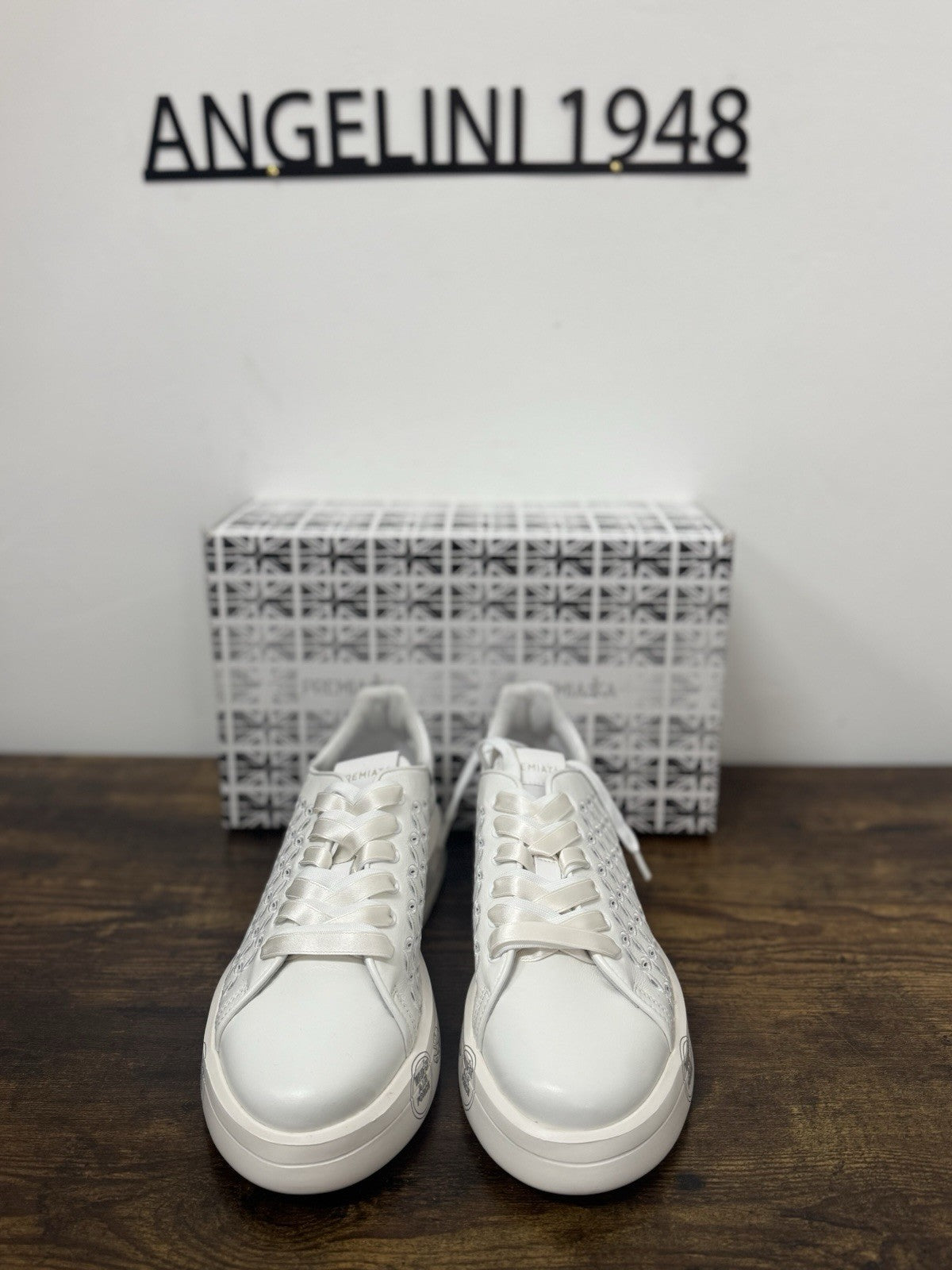 Premiata Belle Sneaker Pelle Bianco  Casual Premiata Donna 41