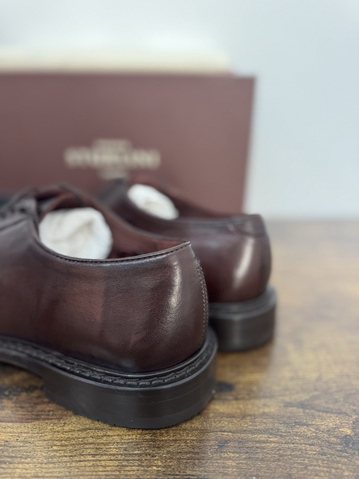 Sturlini  Derby Pelle Bordo’  Luxury Scarpa Uomo 41