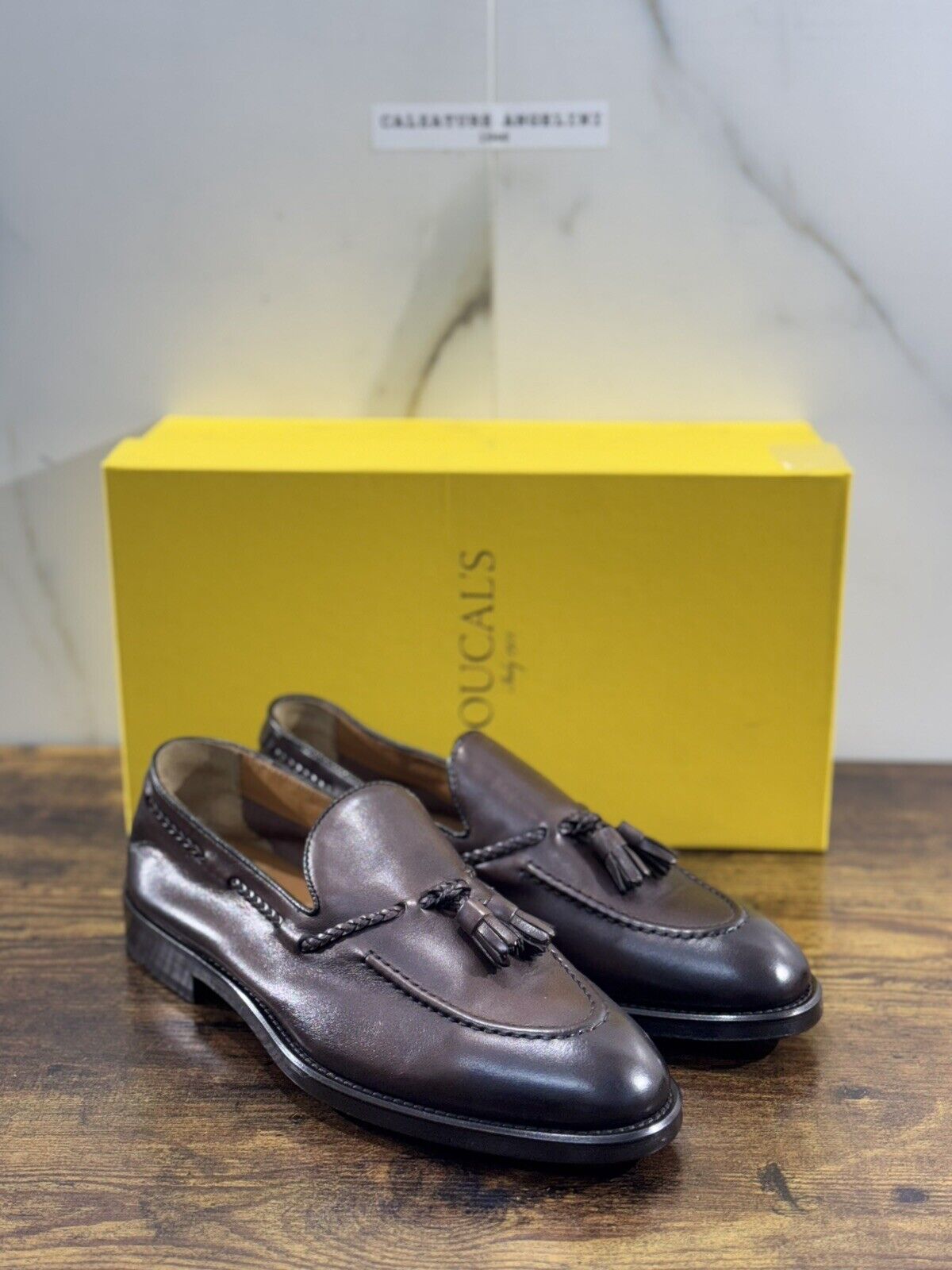 Doucal’s Scarpa Uomo Mocassino Nappine Marrone   Luxury Men Doucal’s Shoes 40.5