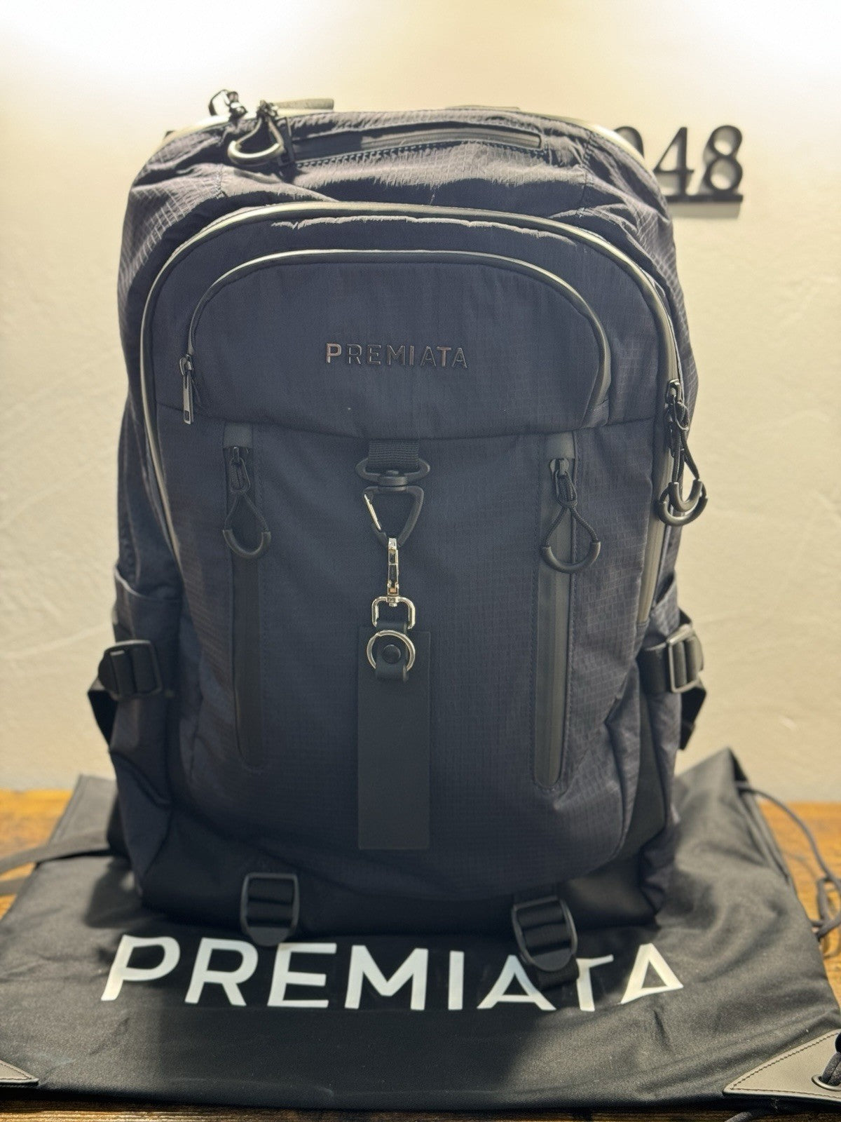 PREMIATA ZAINO VENTURA IN TESSUTO BLU Adventure Casual Uomo