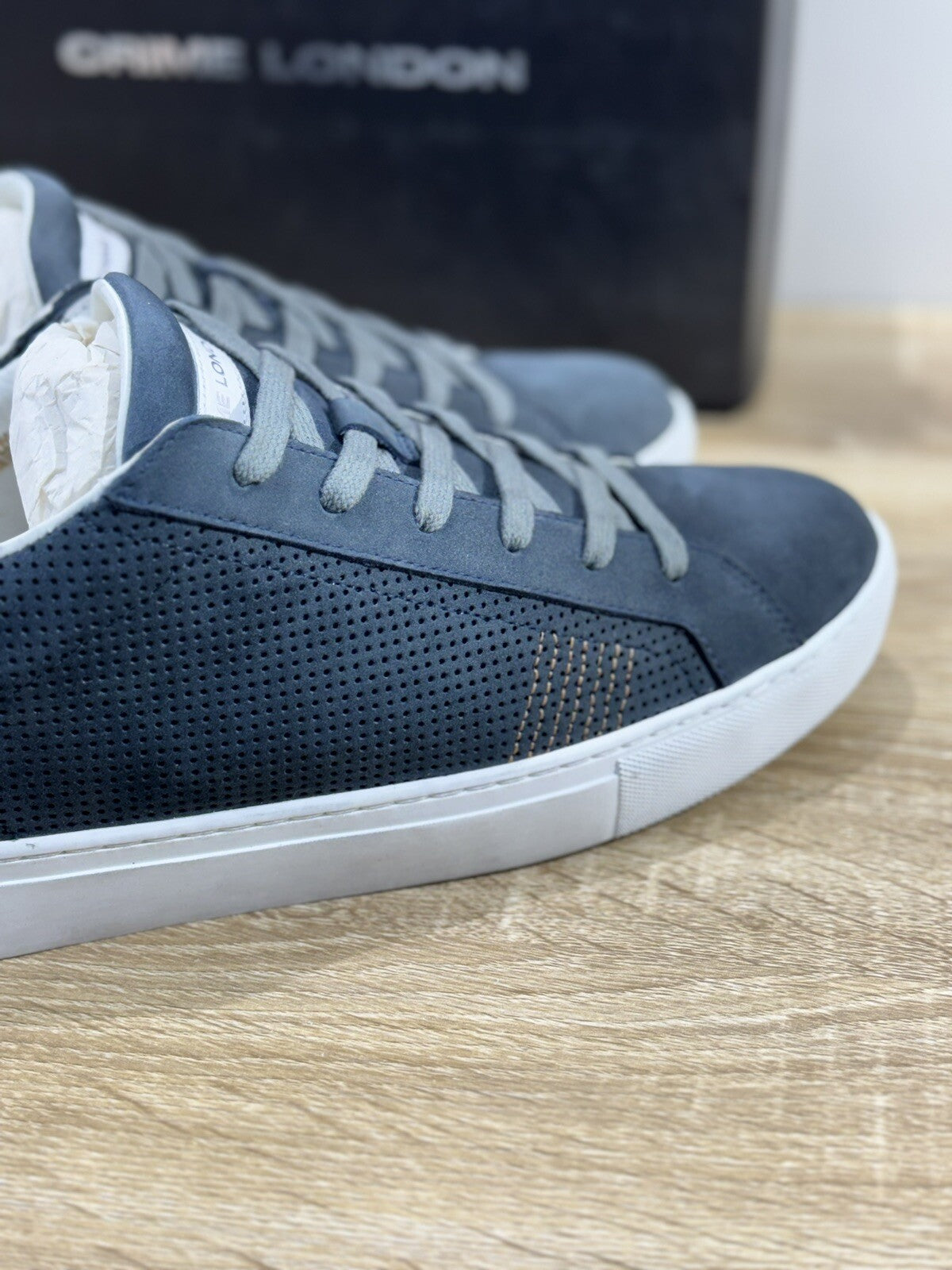 Crime London Sneaker Uomo Low Top Essential      Pelle  Casual Men Shoes 42