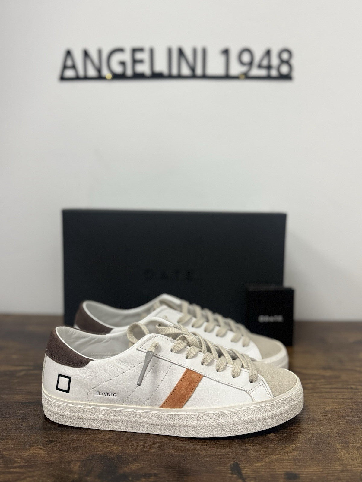 D.a.t.e. Hill Low Sneaker Pelle Bianca Casual Uomo 40