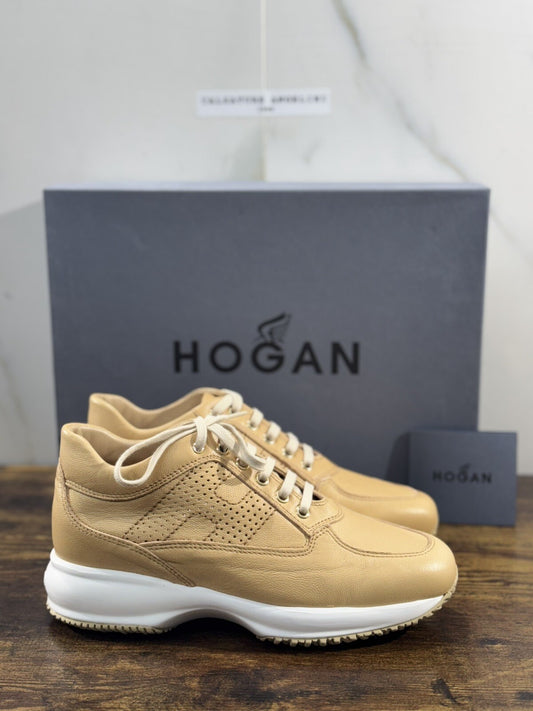 Hogan Interactive Donna Sneaker  H Forata   Pelle Deserto   Luxury Hogan 37