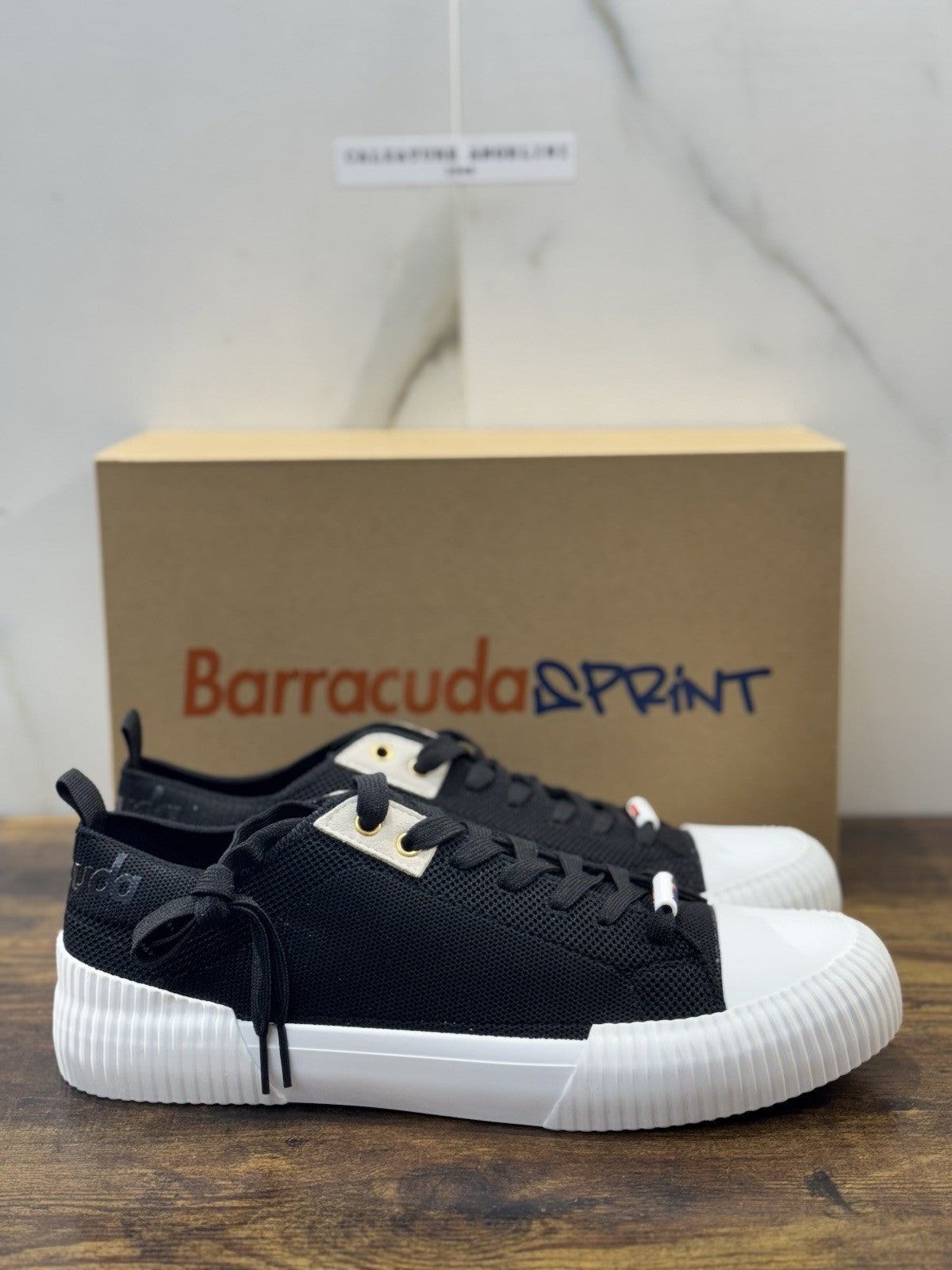 Barracuda Sneaker Sprint In Tela Nero    Casual Uomo 44