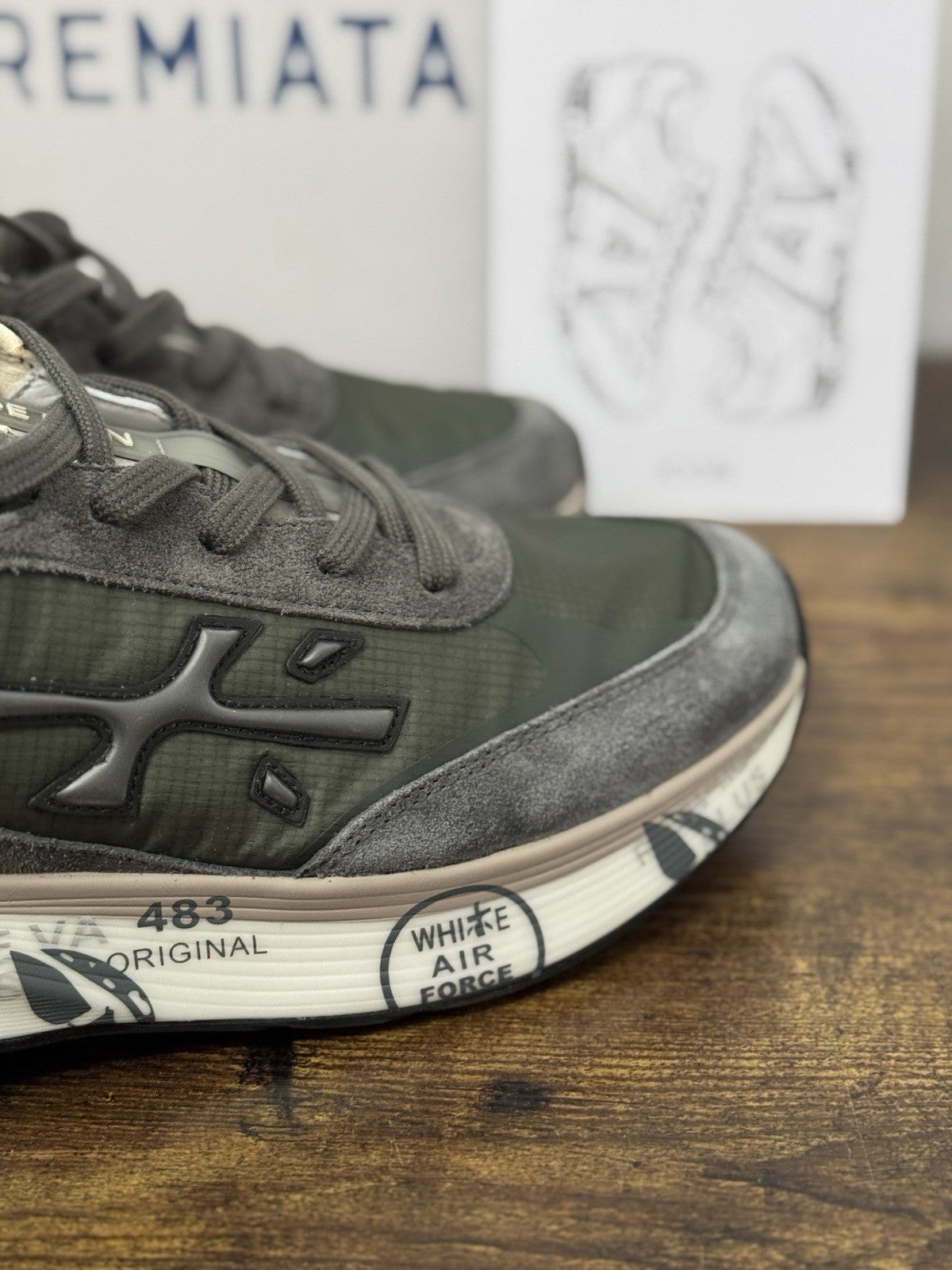 Premiata Moerun Sneaker Suede Grey   Casual Premiata Uomo 44