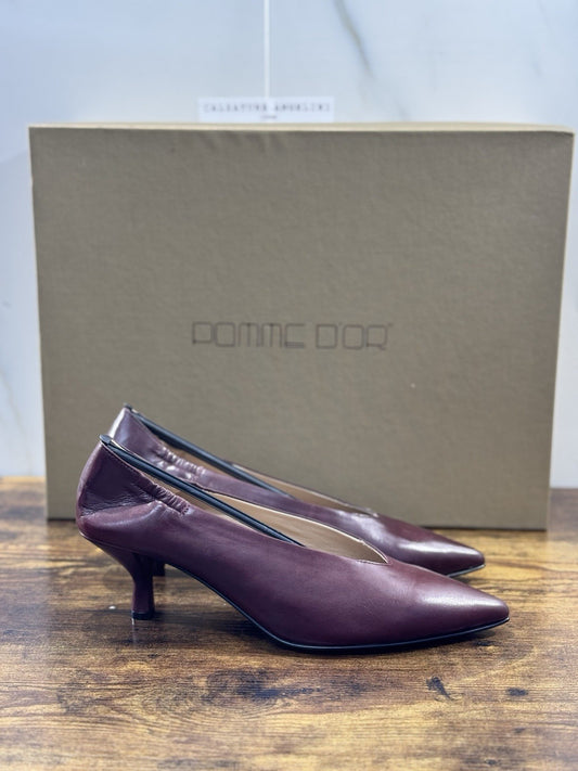 Pomme D’or Decollete’ Pelle Bordo’        Handmade Woman Pomme D’or 41