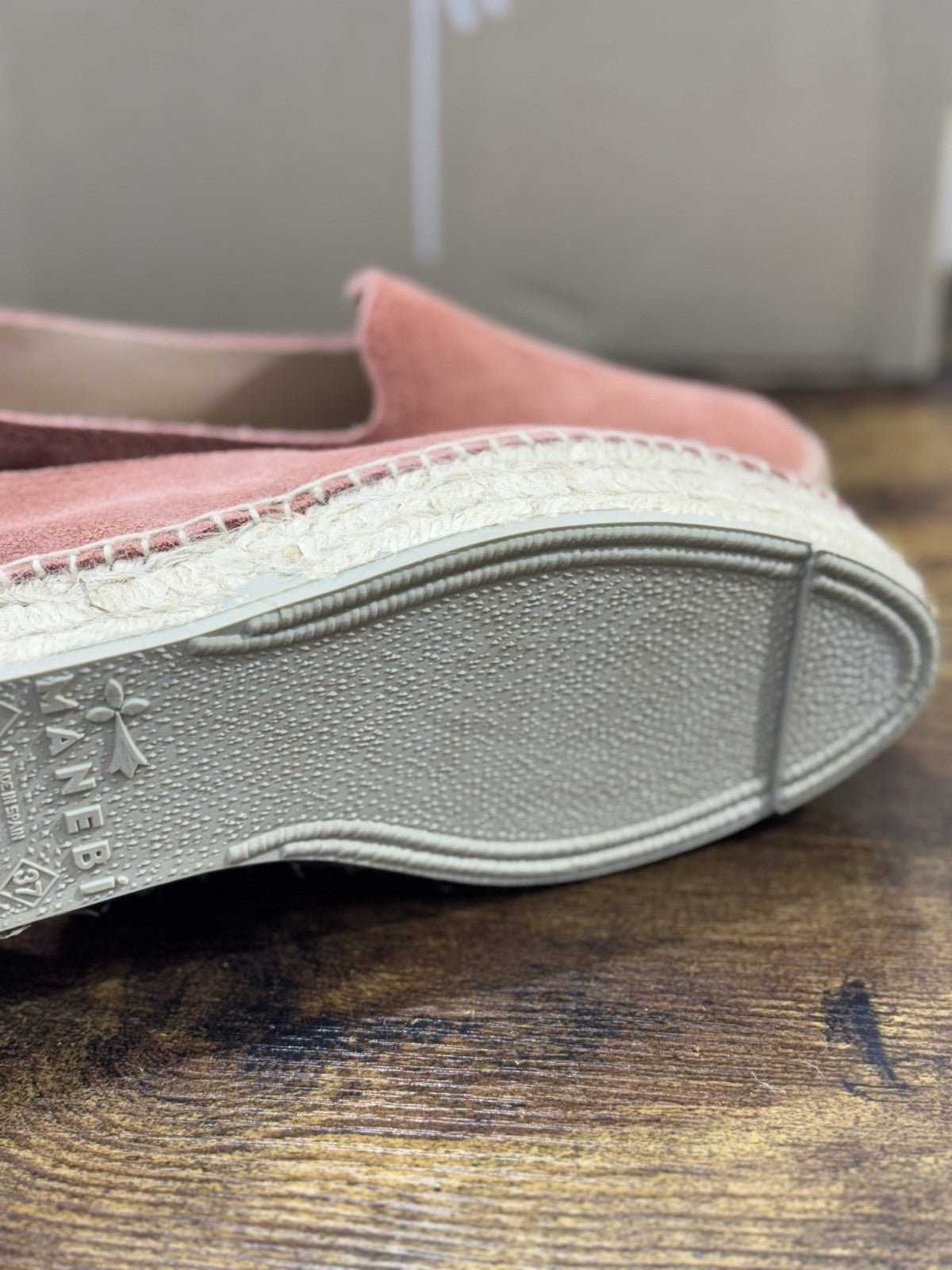 Manebi Espadrilles Mocassino Suede Terra     Zeppa Casual Manebi Shoes Donna 37