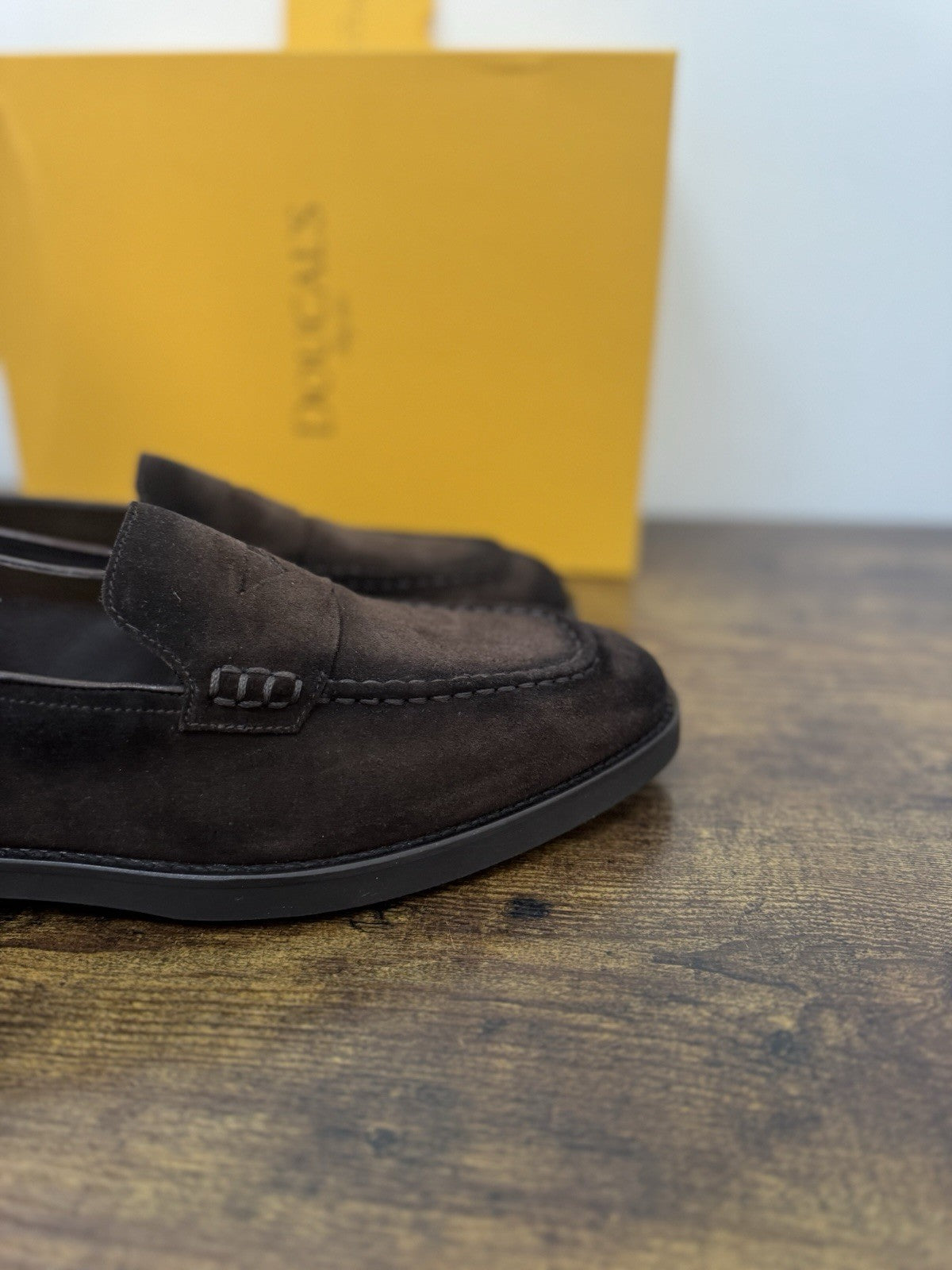 Doucal’s Mocassino Pelle Suede T Moro Extra Light Casual Scarpa Doucal’s Uomo 44